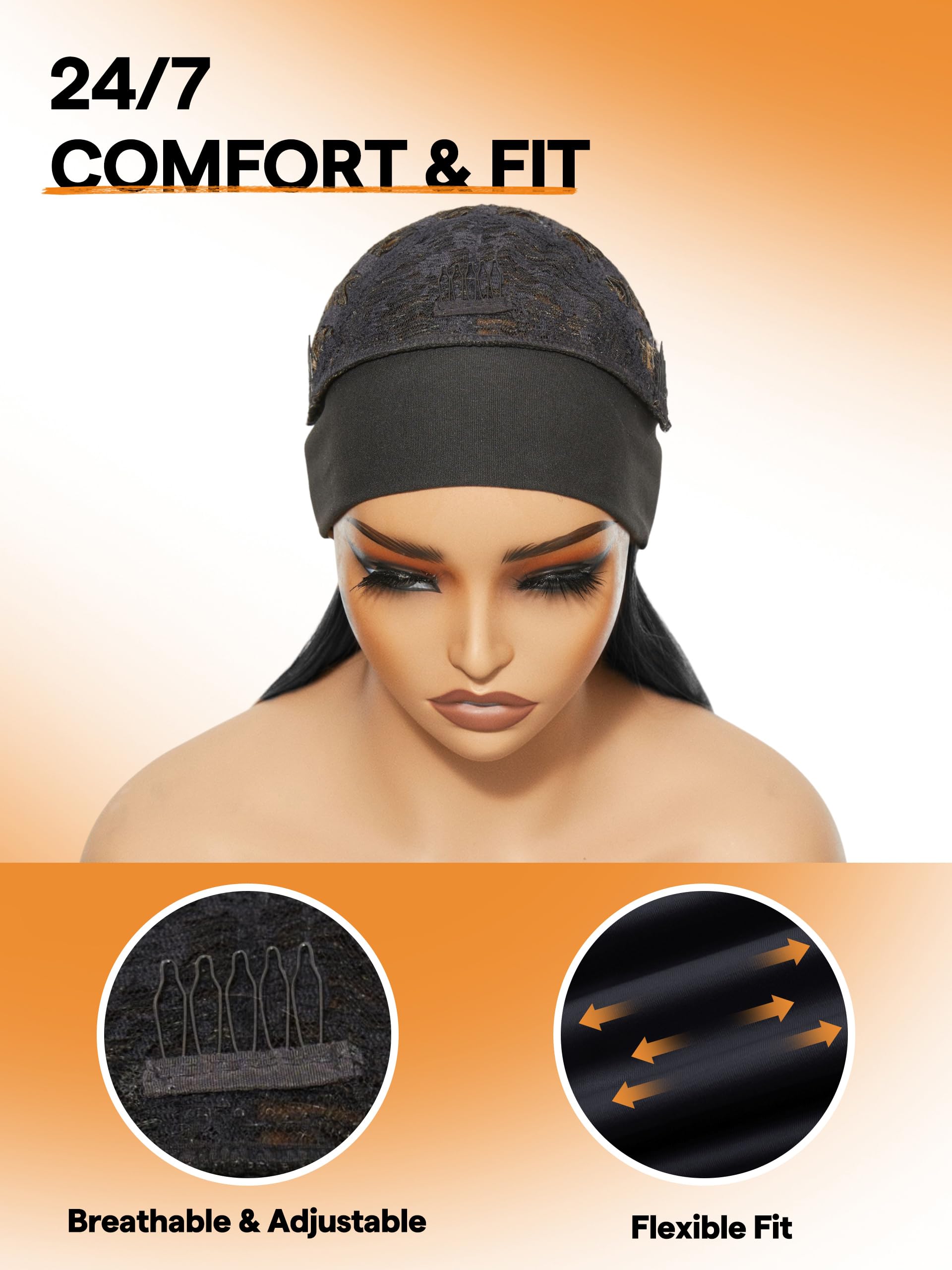 Gorgius Goddess Braided Headband Wig With Curly Hair Black Synthetic Box Braid Wig With Head Band Attached Knotless Ready To Go
