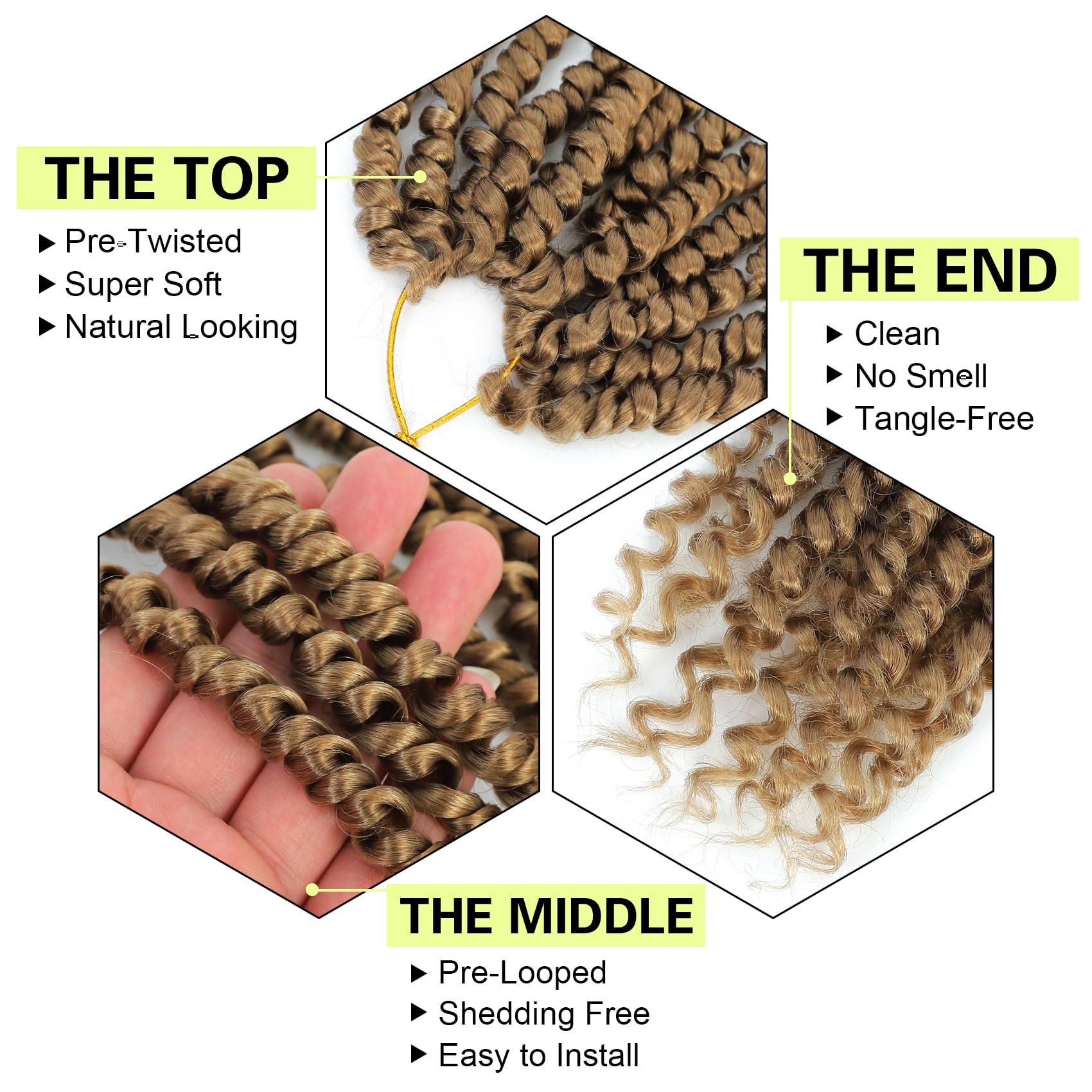 Passion Twist Crochet Hair 8Inch Passion Twist Hair 8 Packs Pre-Twisted Passion Twist Crochet Hair For Black Women Soft Passion