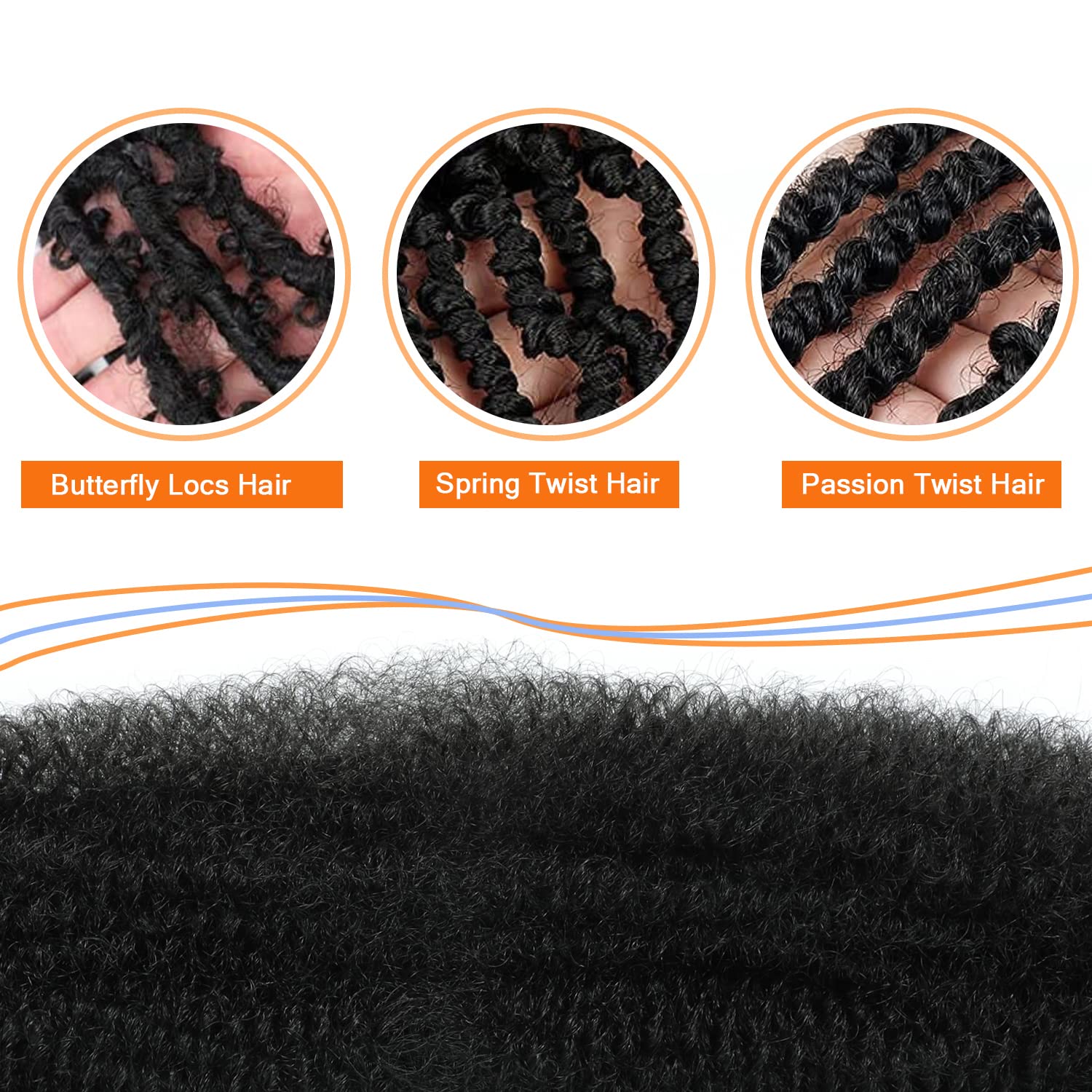 Springy Afro Twist Hair 12 Inch 6 Packs Pre Fluffed Marley Twist Braiding Hair For Black Women (12 Inch, 6 Packs, Green)