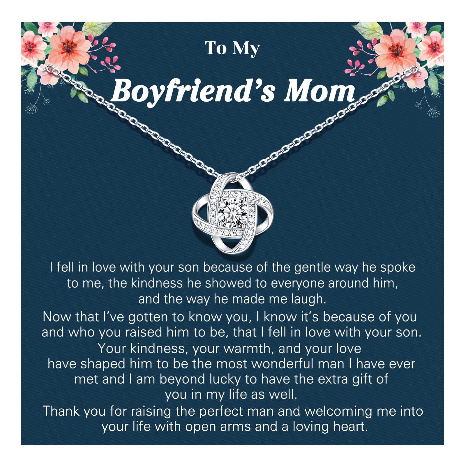 UNGENT THEM Mothers Day Gifts for Boyfriends Mom Necklace Christmas Presents