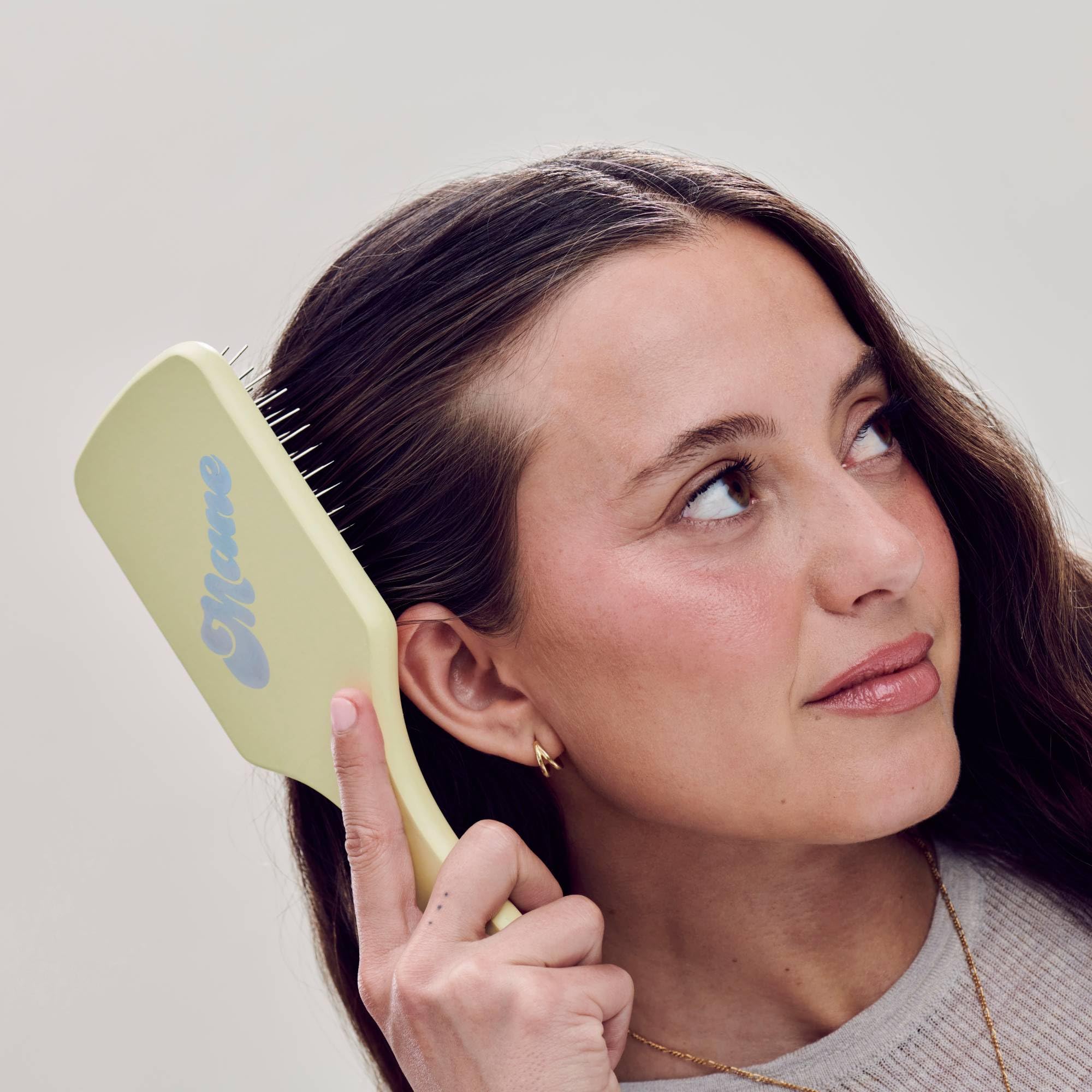 Mane Ready or Knot Detangling Brush - Anti-Static Hair Brush with Durable Metal Bristles for a Gentle Scalp Massage - Smooths Ha