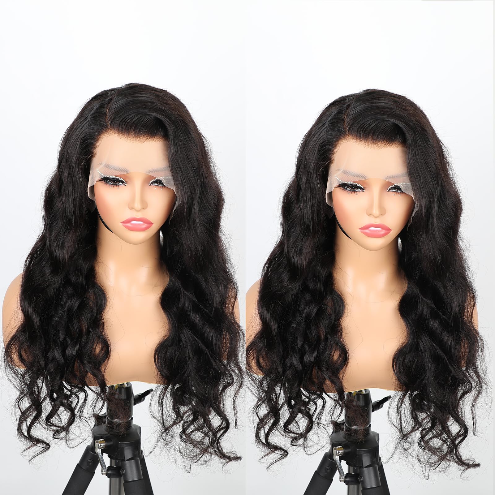 Isee 13X4 Hd Lace Front Wigs Human Hair Transparent Lace Front Wigs For Women Glueless Brazilian Virgin Hair Lace Frontal Wig 20