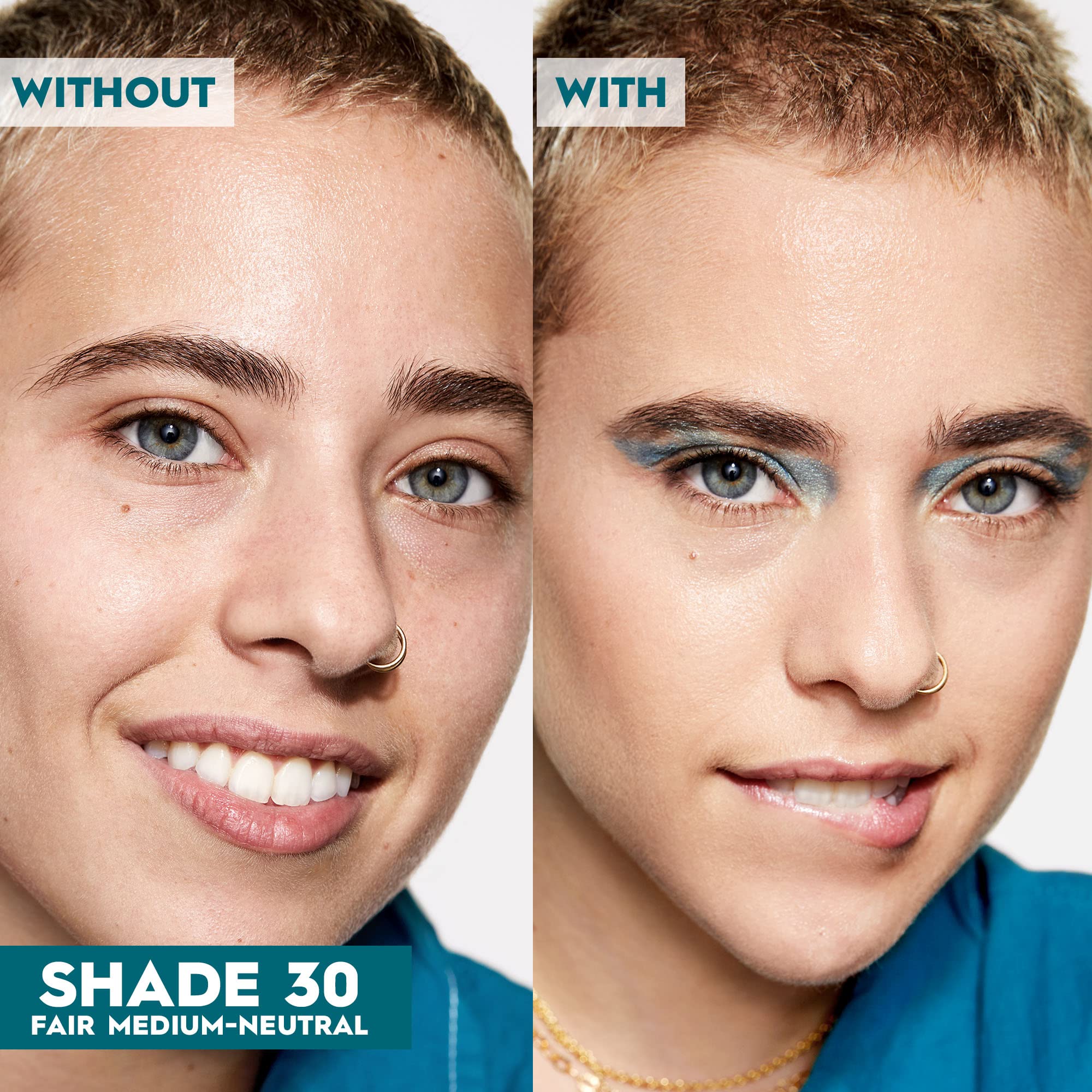 Urban Decay Hydromaniac Dewy Foundation (30 Fair Medium Neutral), Hydrating Tinted Moisturizer For Dry Skin, Buildable Medium Co