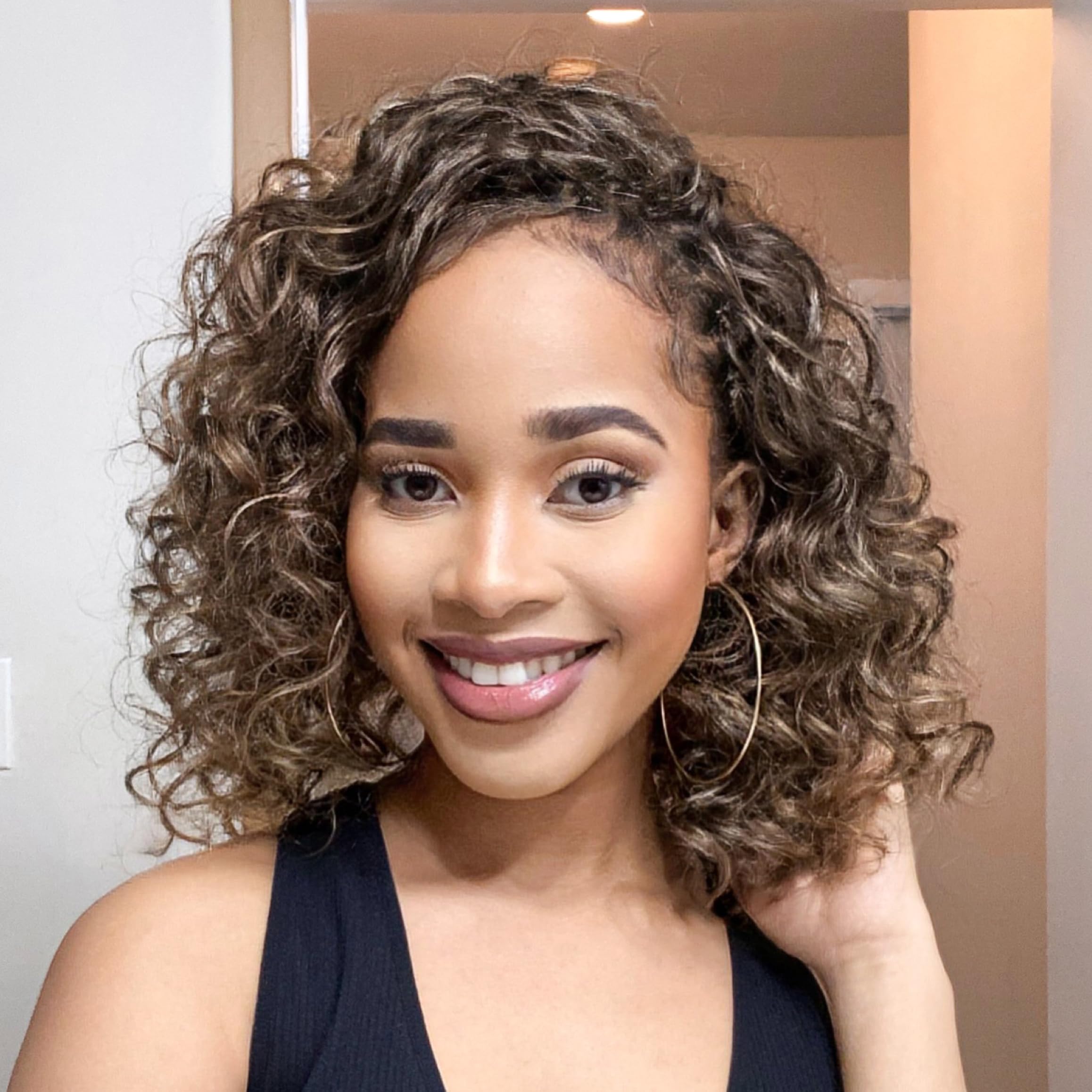 Ocean Wave Crochet Hair 9inch 7Pack Deep Wave Crochet Hair for Black Women Wet And Wavy Crochet Hair Beach Curl Crochet Hair Ext