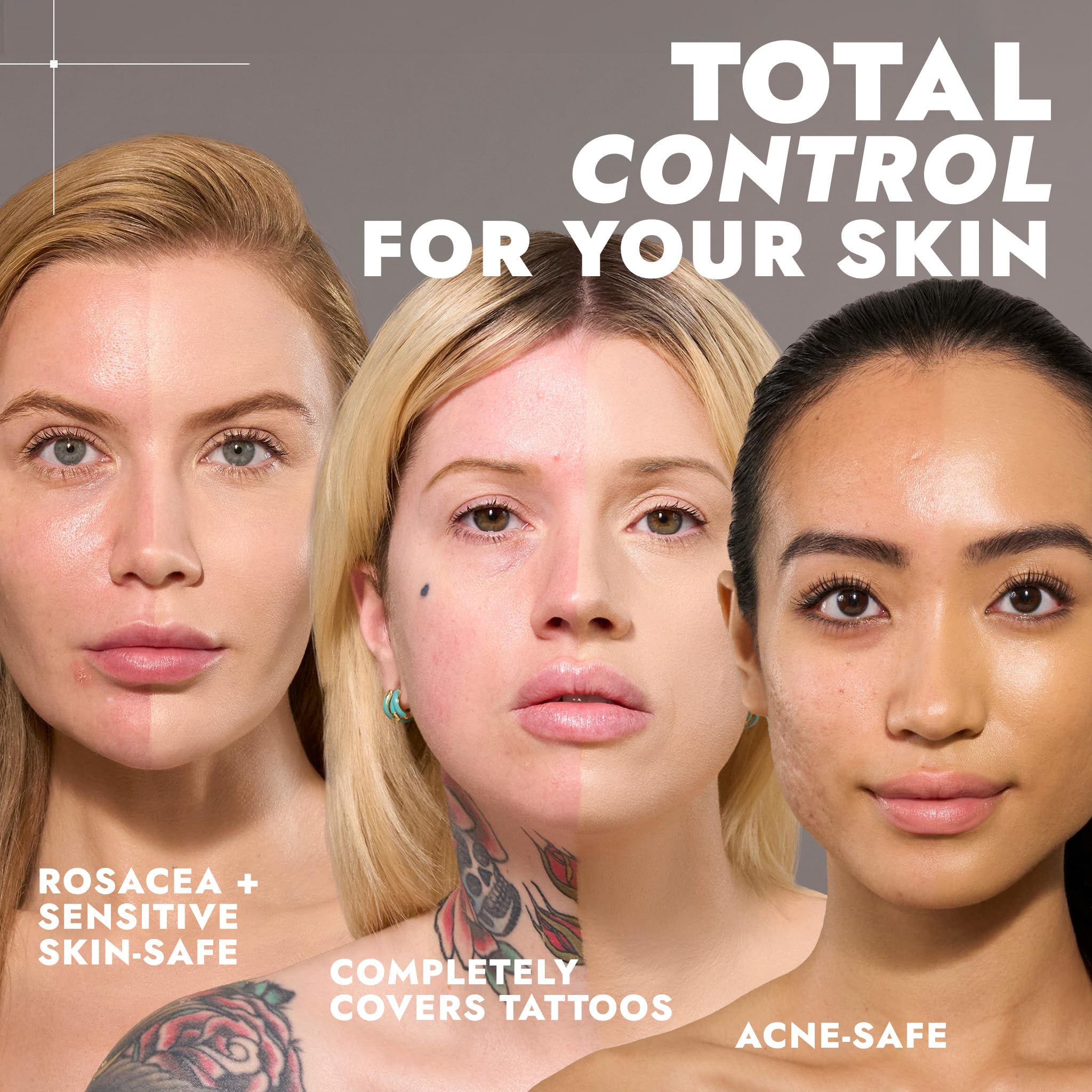 Cover Fx Total Cover Cream Foundation - Shade T2 - Buildable Coverage - Natural Finish - Oil-Free - Sweat-Proof
