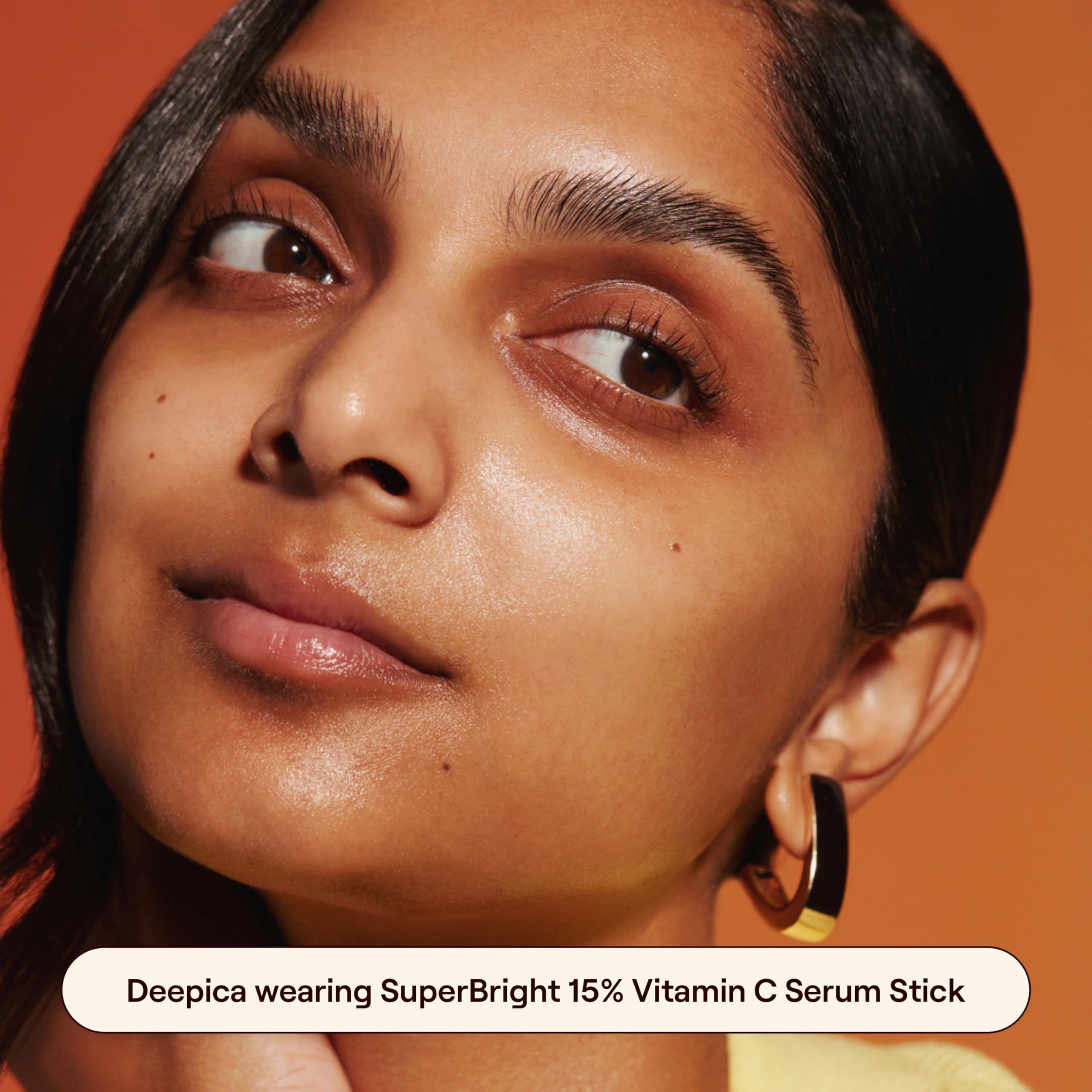 Live Tinted Superbright 15% Vitamin C Face Serum Stick - Balm to Serum Stick - Brightens Uneven Skin Tone & Texture, Targets Fin