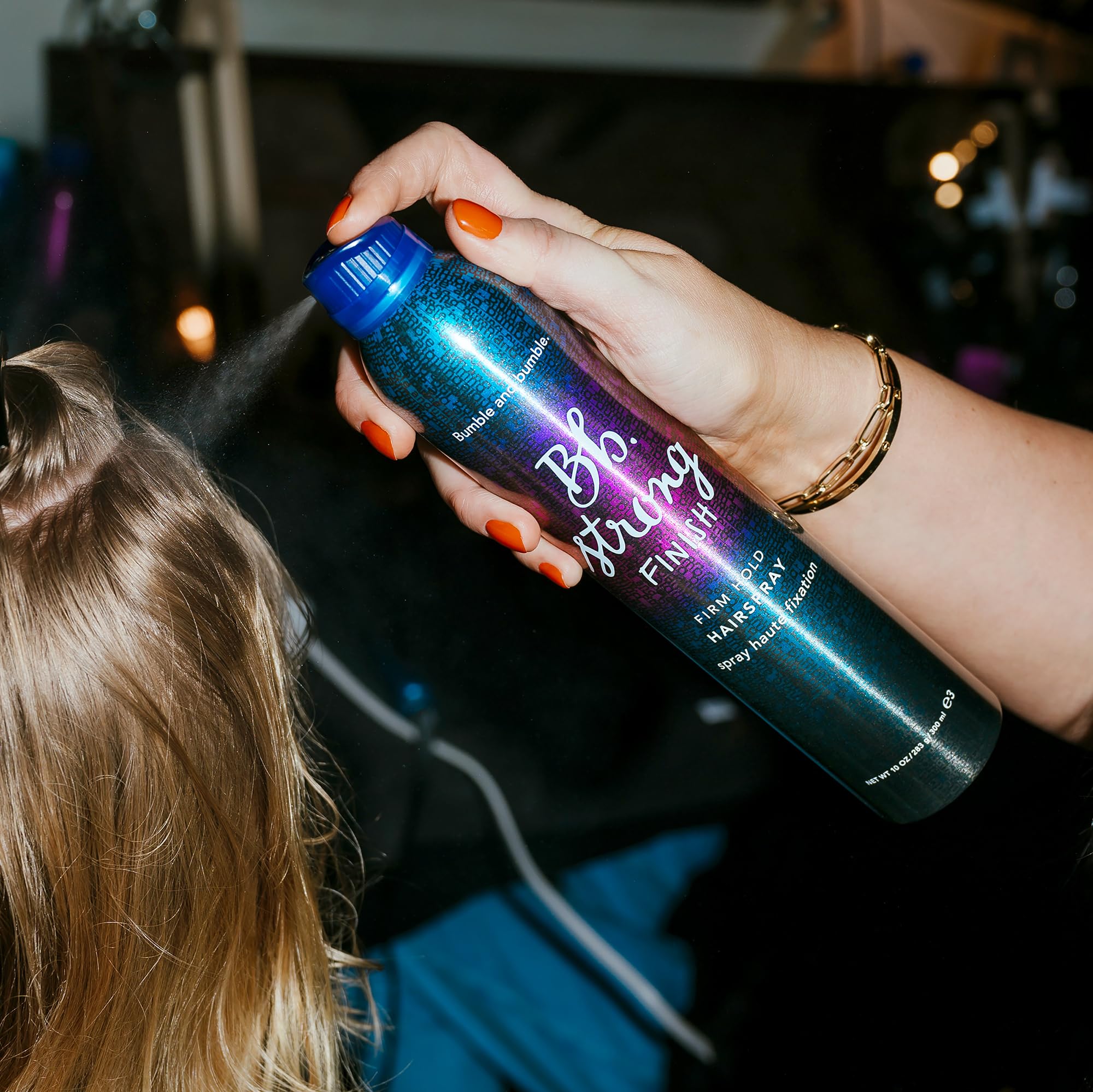 Bumble And Bumble. Strong Finish Firm Hold Hairspray | Firm Hold + Brushable Finish | Curly, Wavy, Straight, 10 Ounce
