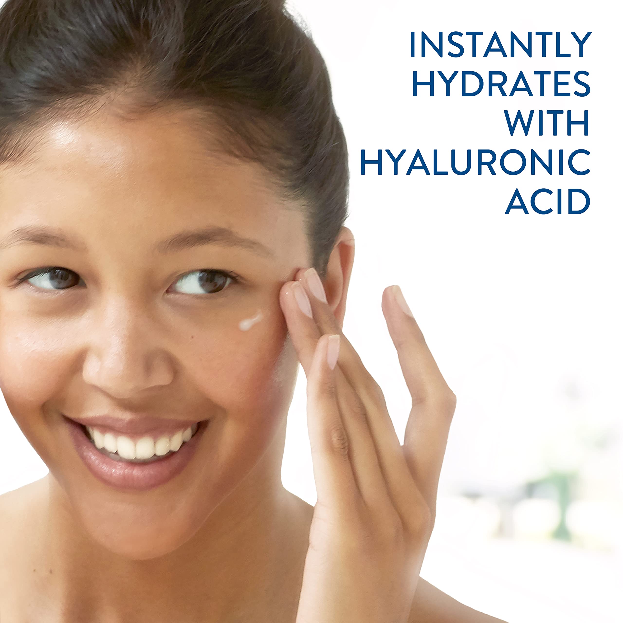 Cetaphil Hydrating Eye Gel-Cream, With Hyaluronic Acid, 0.5 Fl Oz, Brightens And Smooths Under Eyes, 24 Hour Hydration For All S