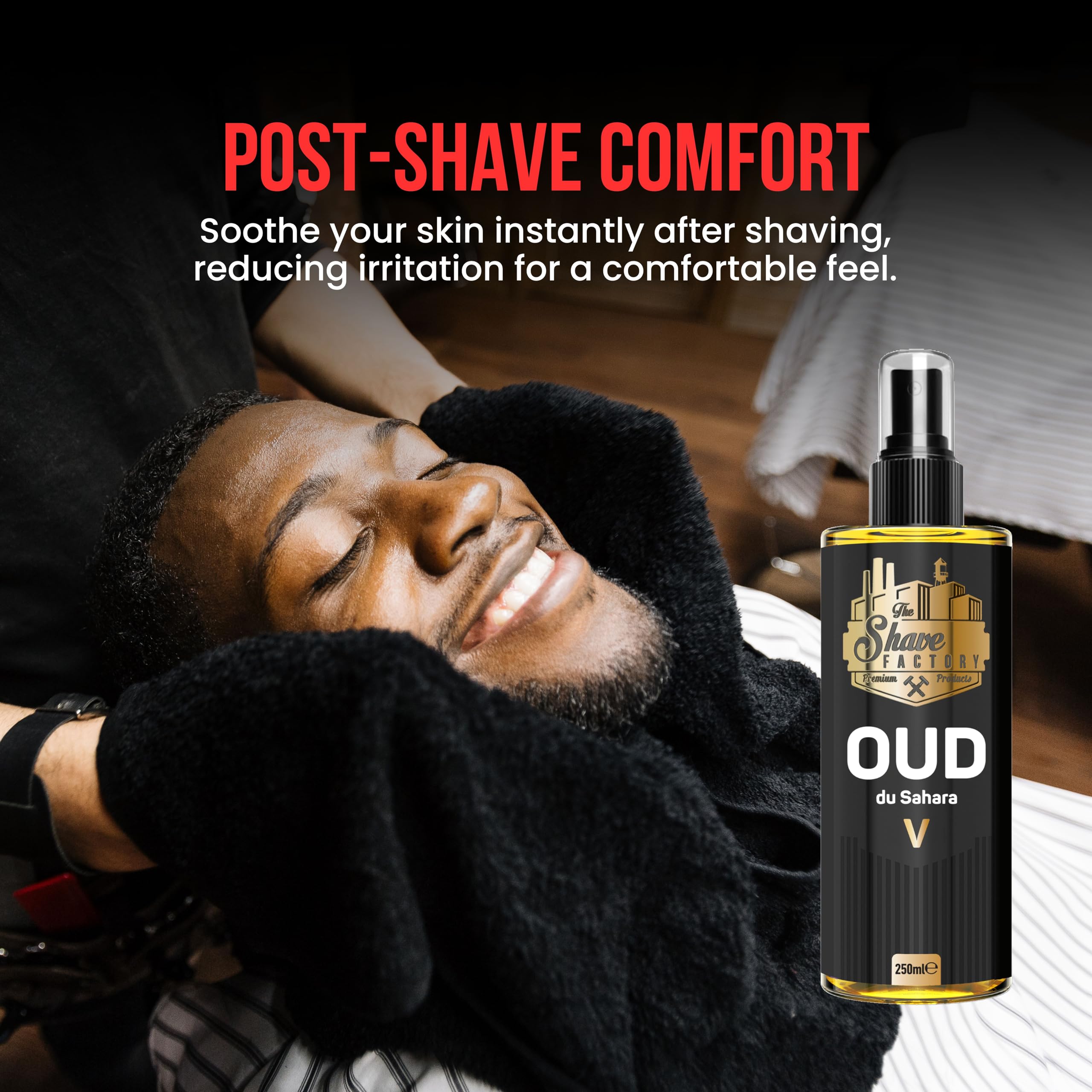 the shave factory After Shave Cologne Series (Oud II Classique)