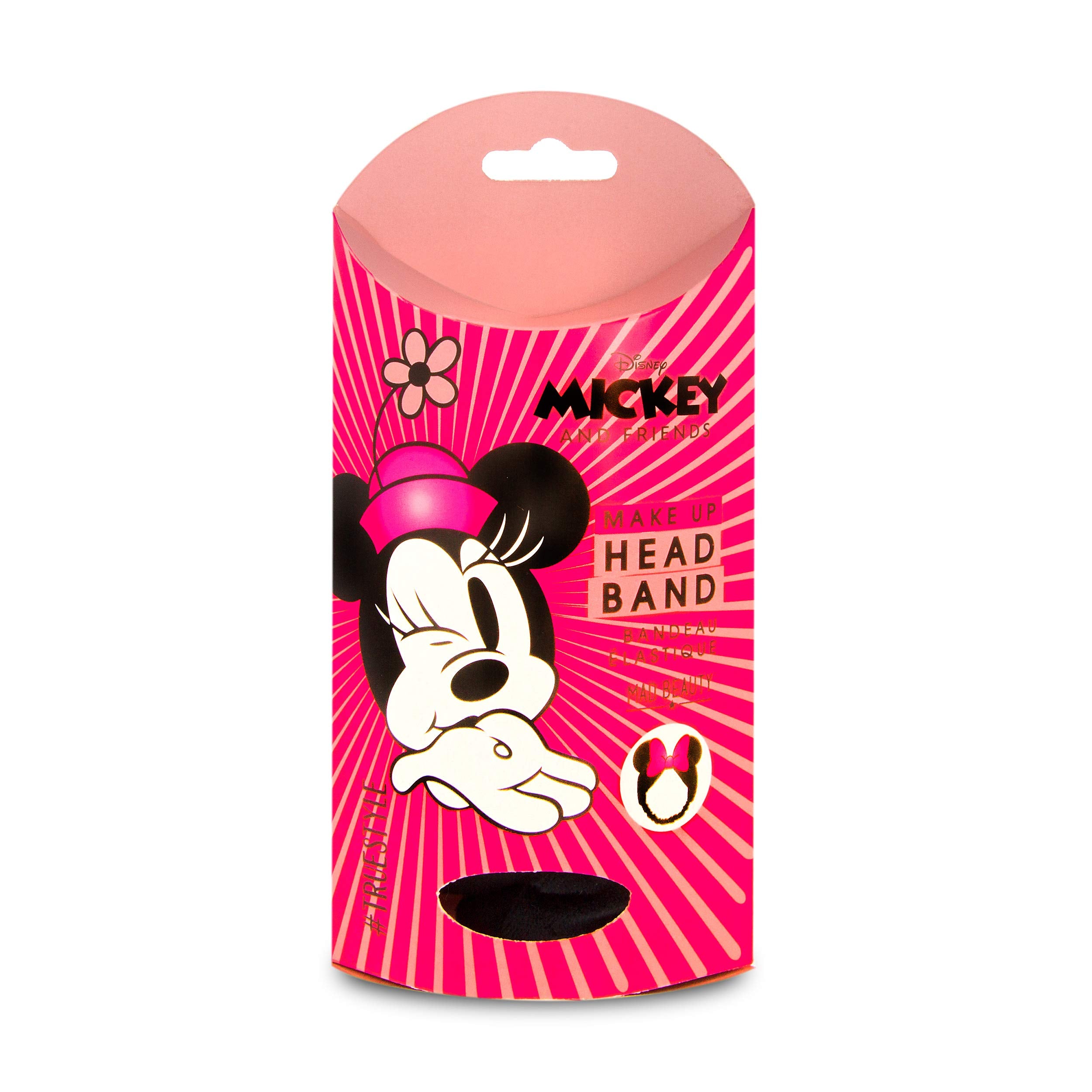 Mad Beauty Disney Minnie Mouse Headband | Keeps Hair Tucked Away During Beauty Routine | Cruelty-Free Cosmetics | Skincare Gifts