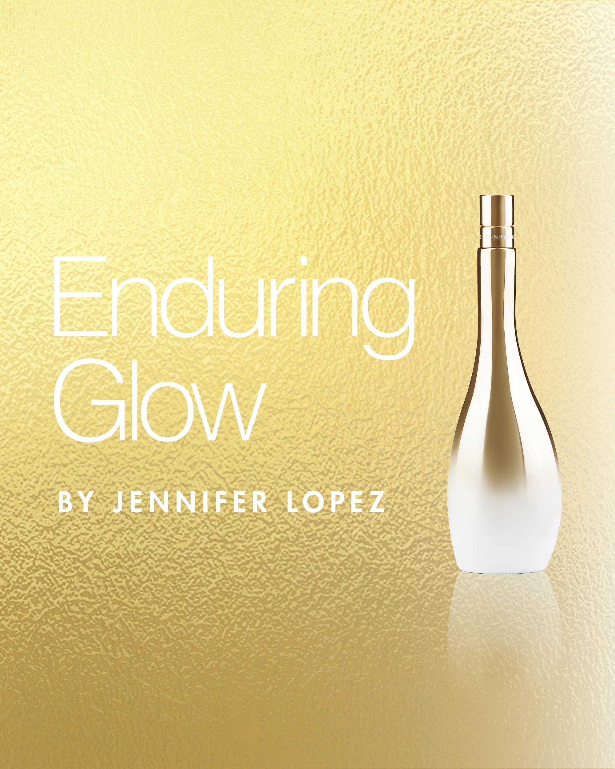 Jennifer Lopez Enduring Glow Eau De Parfum Spray, Iconic Shaped Gold Metalized Bottle, 10 Fl Oz (30 Ml)