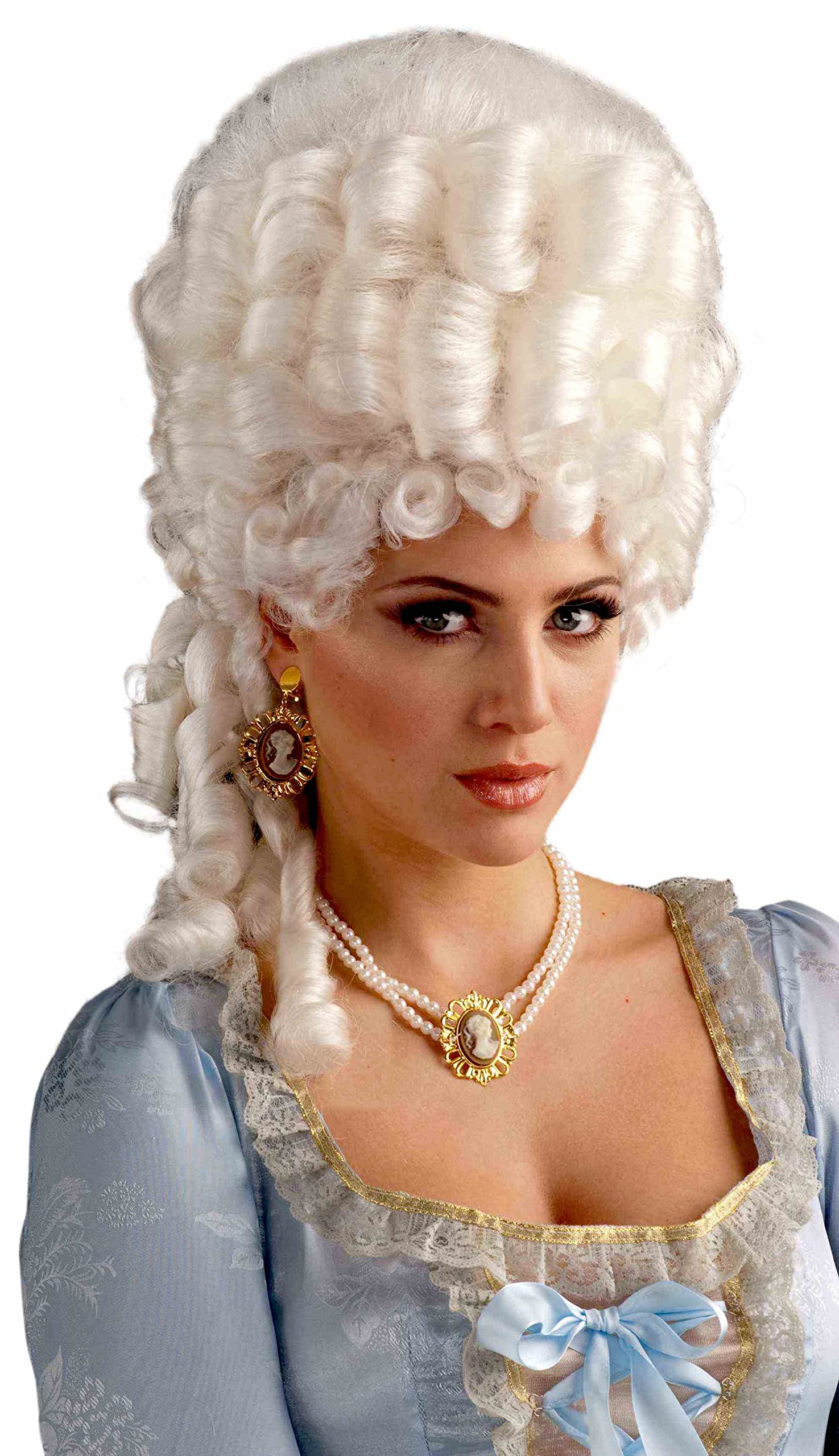 Rubies Marie Antoinette Platinum Wig for Adults, Women's No Size