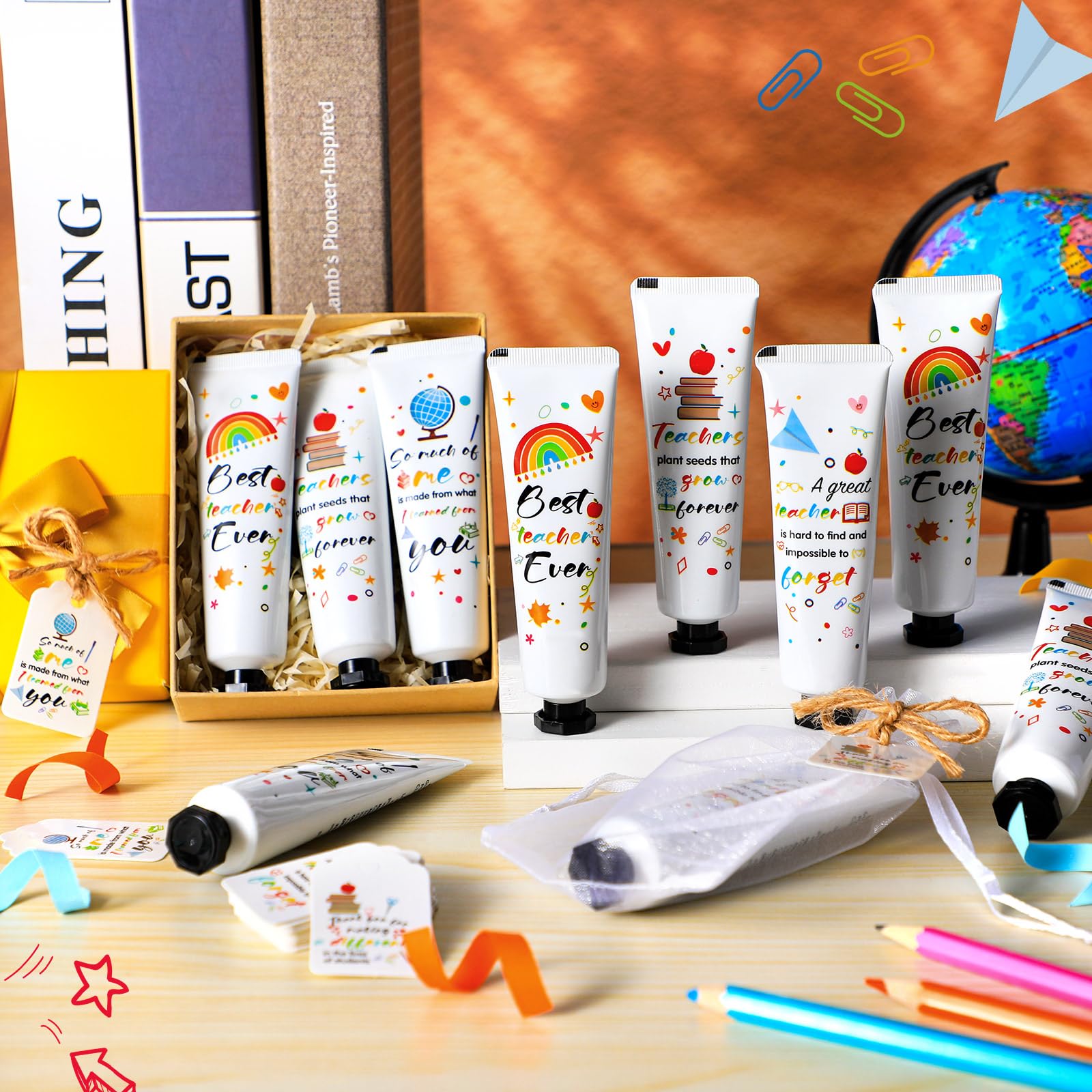Dimsile 12 Set Valentine'S Day Gifts For Teacher Appreciation Hand Cream Gifts Moisturizing Hand Lotion Thank You Teacher Gifts