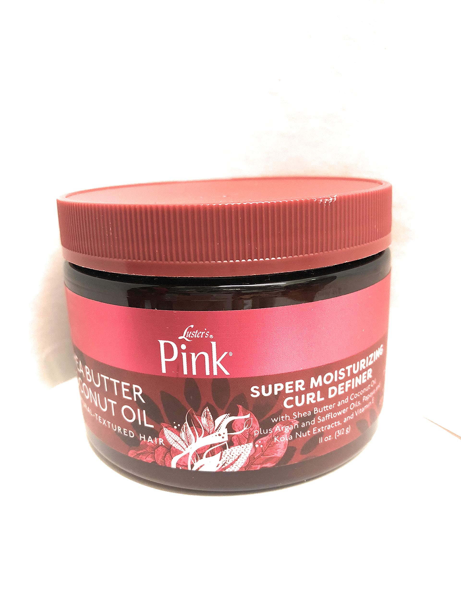 Lusters Pink Shea Butter Coconut Oil Super Moisturizing Curl Definer for Natural Textured Hair11oz