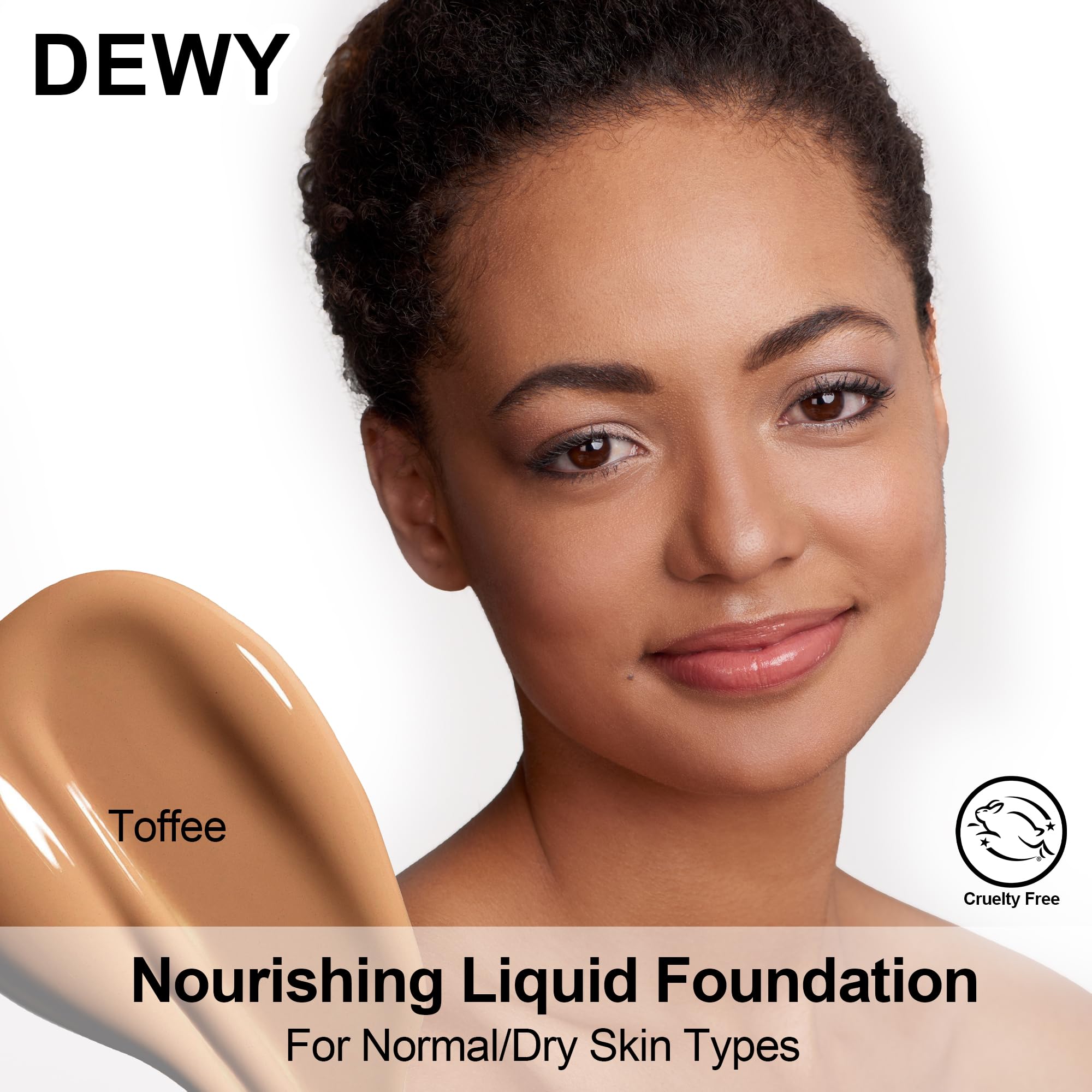 Fv 2 Pack Hydrating Liquid Foundation Makeup, Waterproof & Lightweight, Natural Finish With Medium Coverage, Ideal For Dry And N