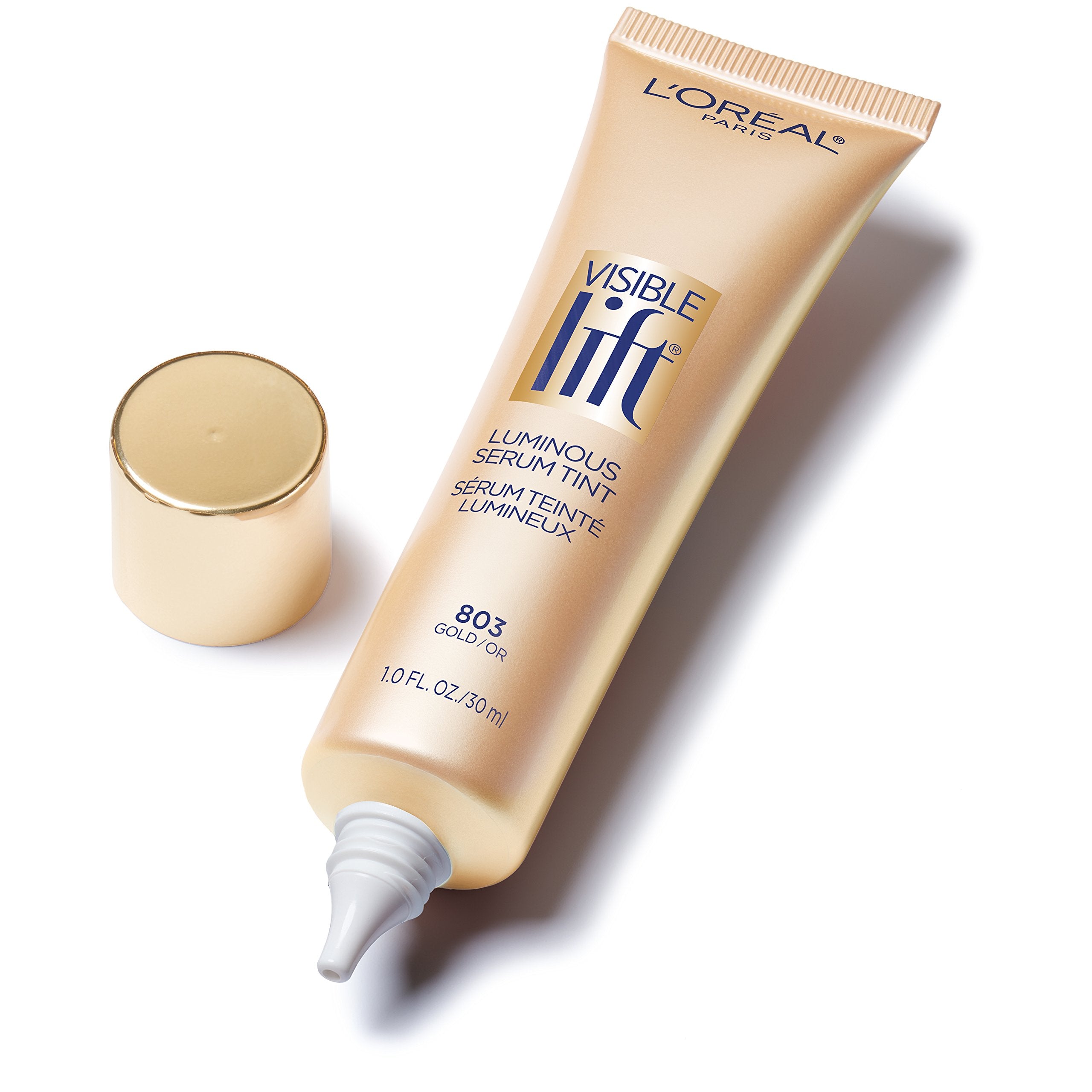 LOr  al Paris Cosmetics Visible Lift Luminous Serum Tint, Gold, 1 Fluid Ounce