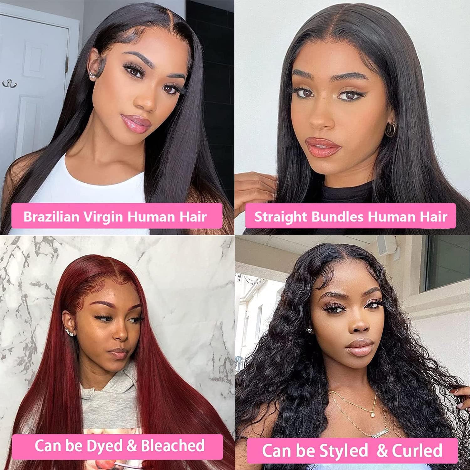 Straight Human Hair 3 Bundles 10 10 10 Inch Short Virgin Hair Weave Bundles Human Hair Straight Bundles For Women Human Hair Bun