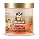 African Pride Shea Miracle Leave In Conditioner - Contains Shea & African Mango Butter To Smooth Curls, Coils & Waves, Nourishes