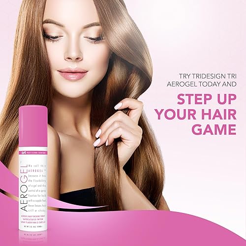 TRI Aerogel Hair Spray - Extra Hold, Free & Clear Hairspray for Women, Travel, Volume Fixer & Non-Sticky Essentials, Flexible Ho