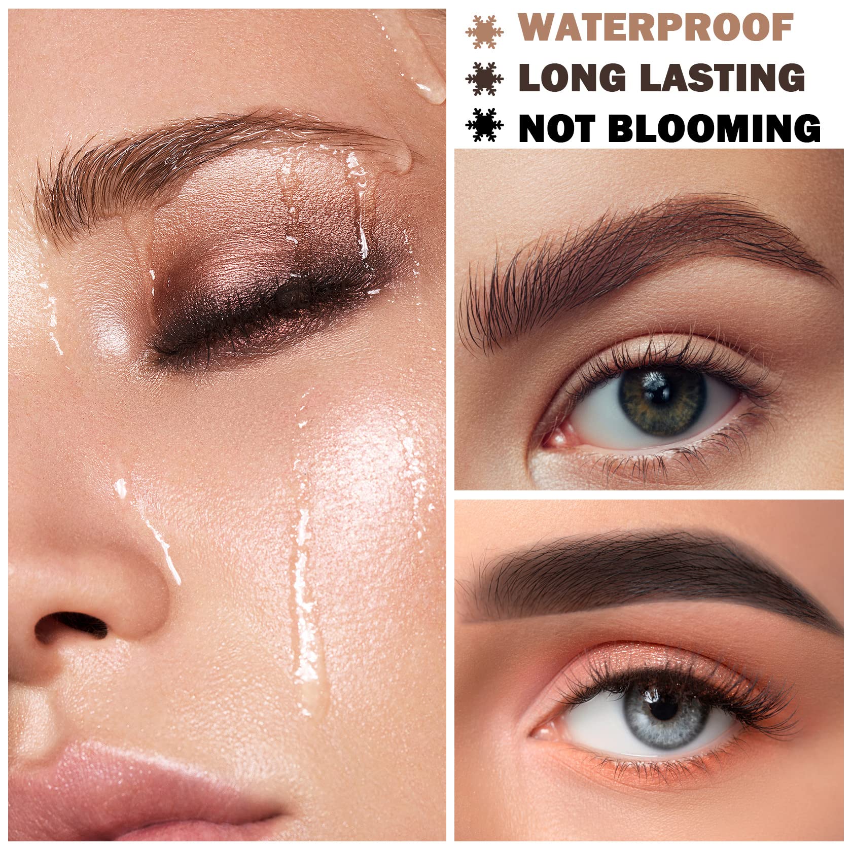 Eyebrow Pomade Cream,Brow Pomade Gel Naturally Long Lasting Waterproof,Delicate And Smooth Eye Brow Makeup Cosmetics With Eyebro