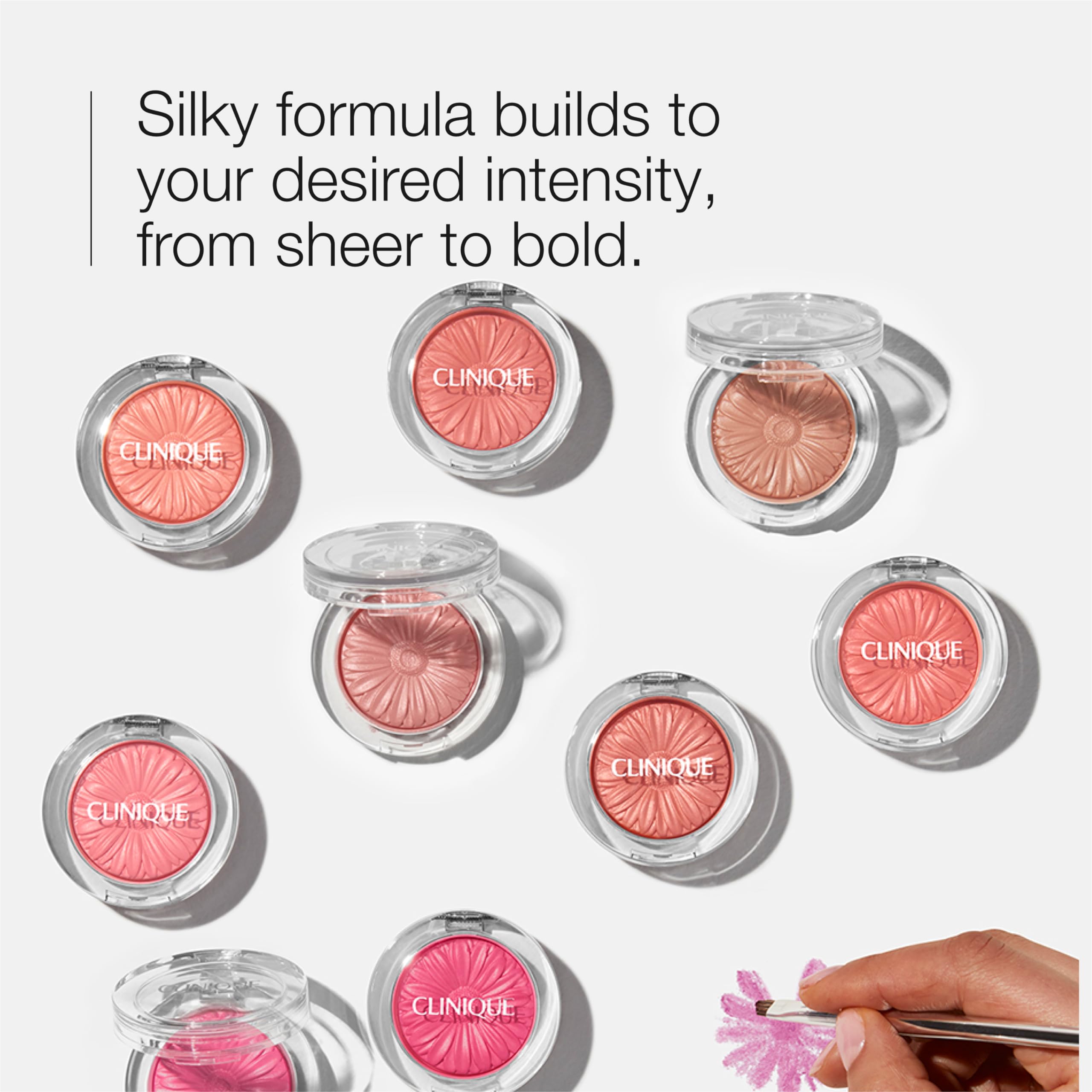 Clinique Cheek Pop Blush | Long Lasting, Buildable + Vibrant, Yet Natural-Looking Color, Peach Pop
