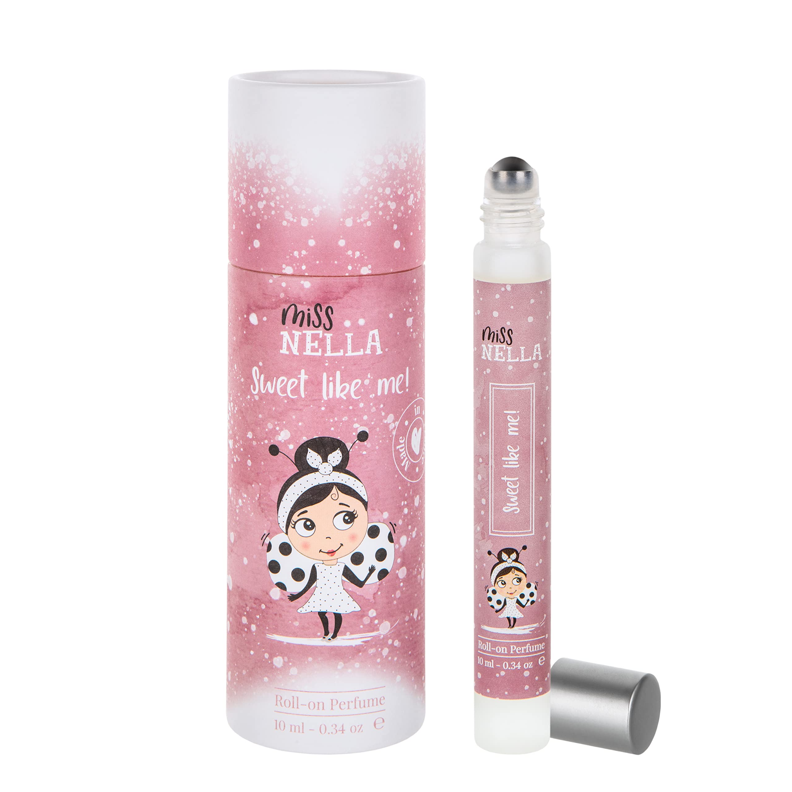 MISS NELLA Kids Perfume - Sweet Like Me Roll On Perfume for Children with Delightfully Fresh Fragrances | Safe and Natural Boys 