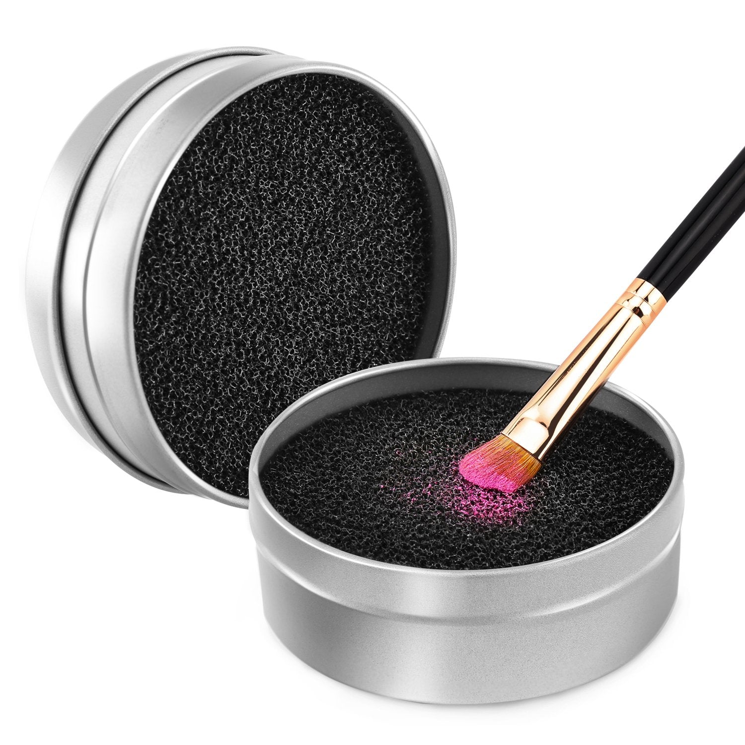 Luxspire Makeup Brush Cleaner Quick Wash Sponge Remover Color From Brush Makeup Cleaner Tool Switch Eye Shadow Color Dry Clean B