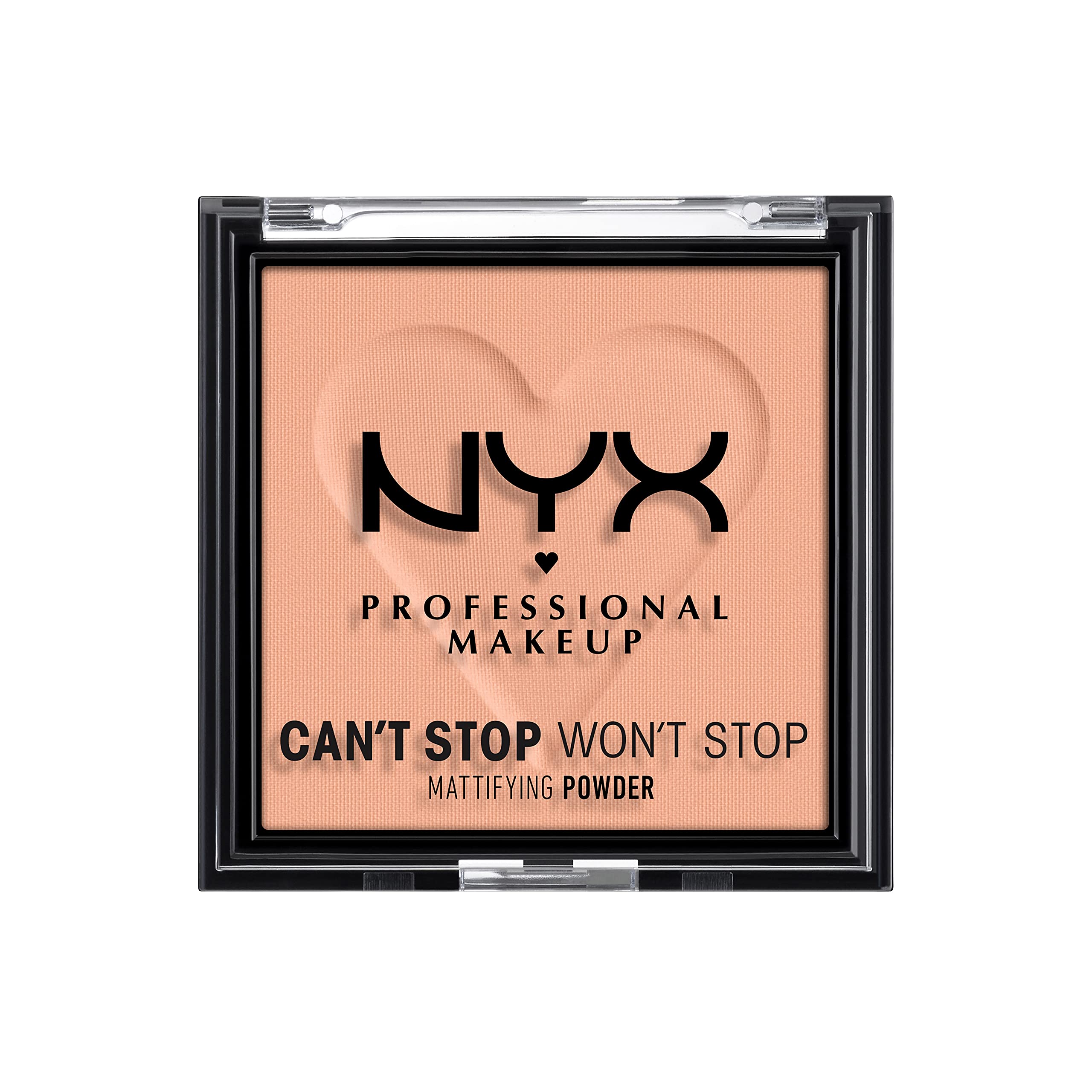 NYX PROFESSIONAL MAKEUP Can't Stop Won't Stop Mattifying Pressed Powder - Bright Peach