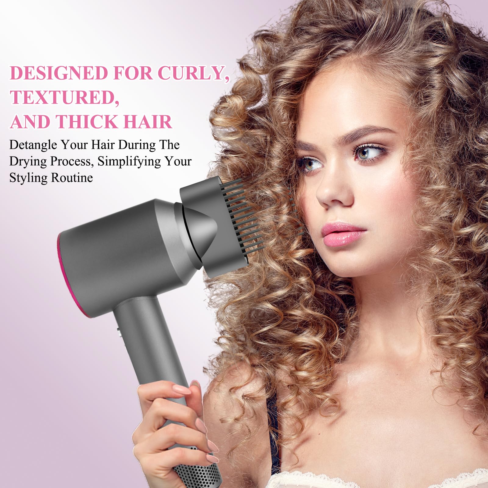 Puregust Wide Tooth Comb Attachment For Dyson Supersonic Hair Dryer