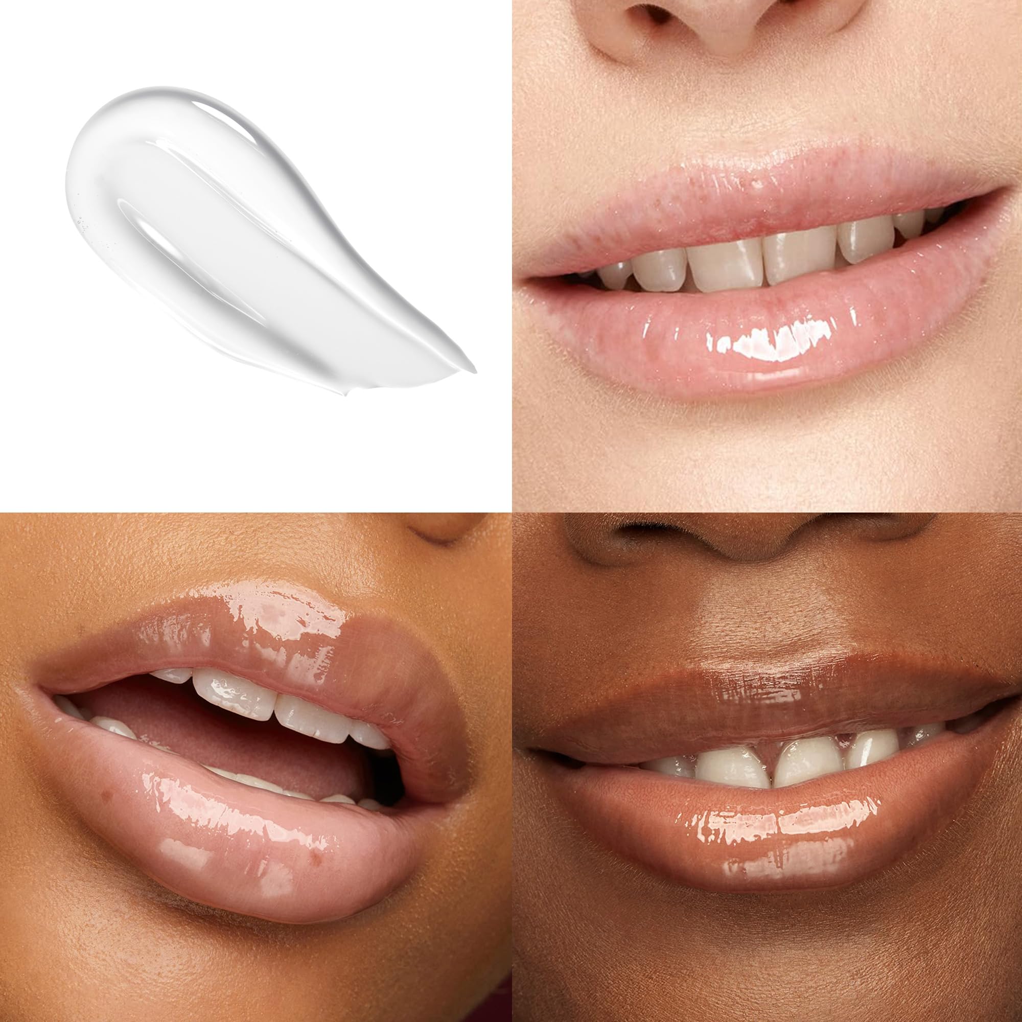 Hoomuss Clear Lip Gloss For Women Lip Plumping Lip Plumper Moisturizing Lip Gloss Enriched With Lip Oil For Dry Lips, M15 Clear