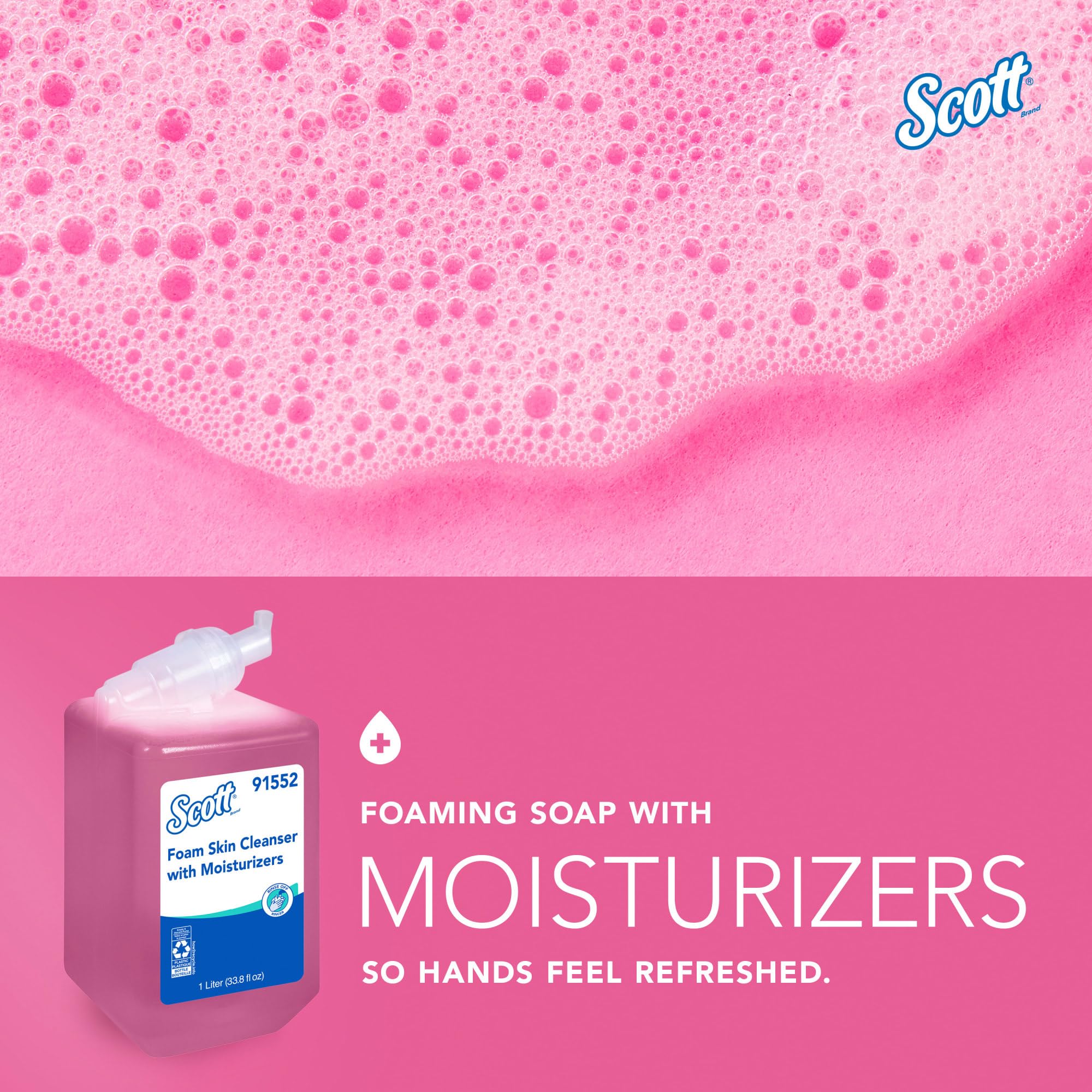 Scott Foam Skin Cleanser With Moisturizers