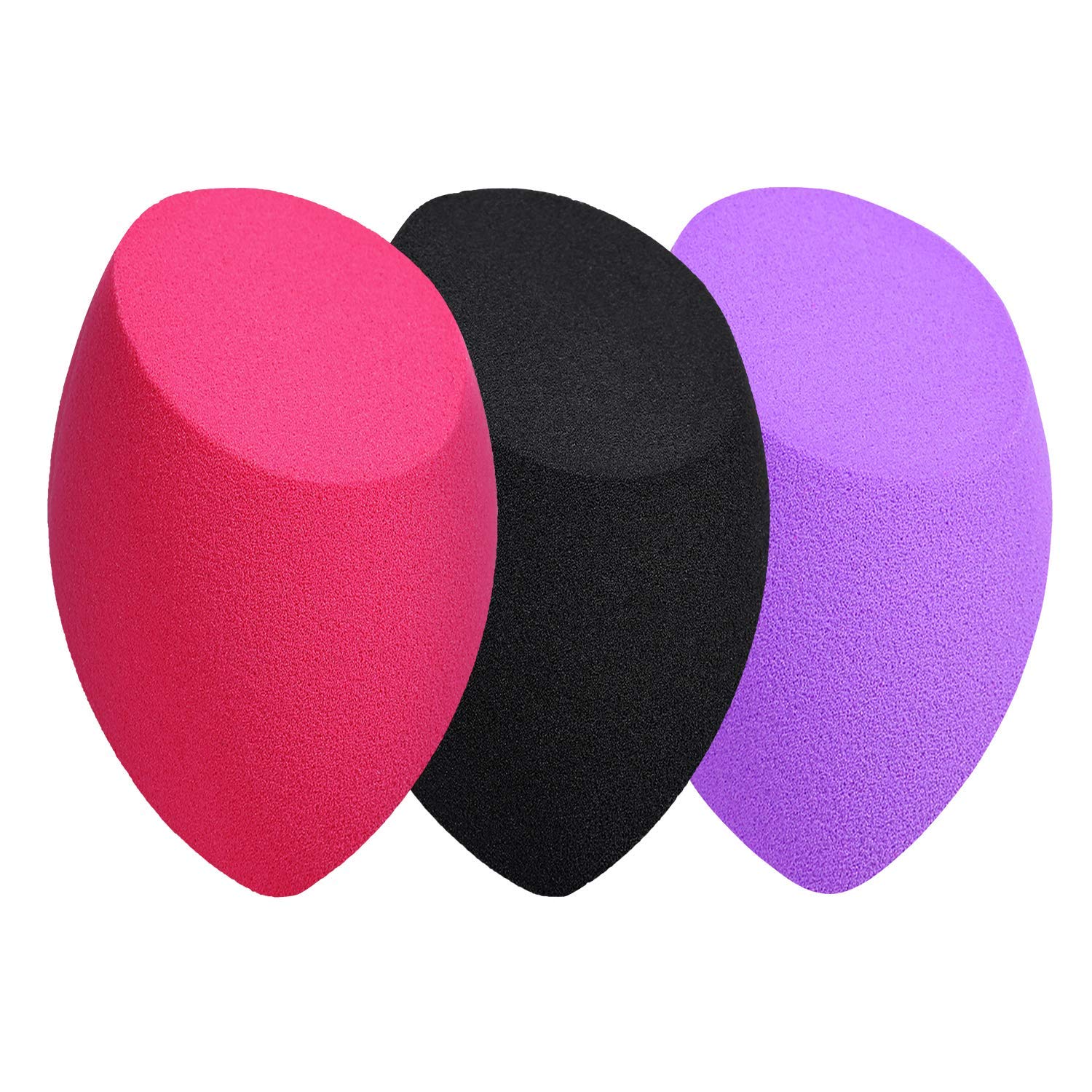 Fennec Mart  Makeup Sponges, 3Pack Blender Beauty Foundation Blending Sponge, Professional Beauty Makeup Set  Multi Colour & An