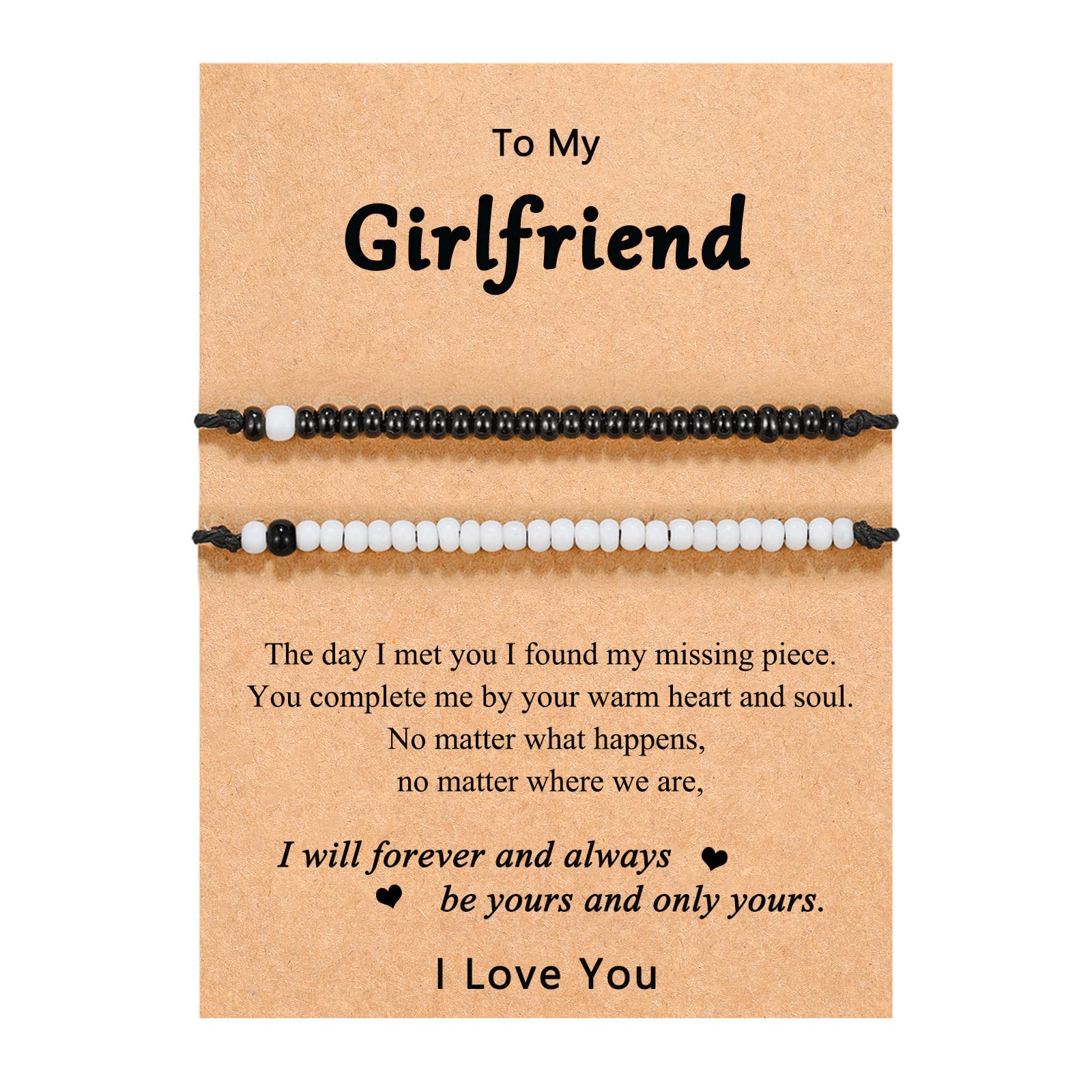 UNGENT THEM Gifts for Her Girlfriend Valentines I Love You Anniversary Birthday Romantic Gf Bracelet