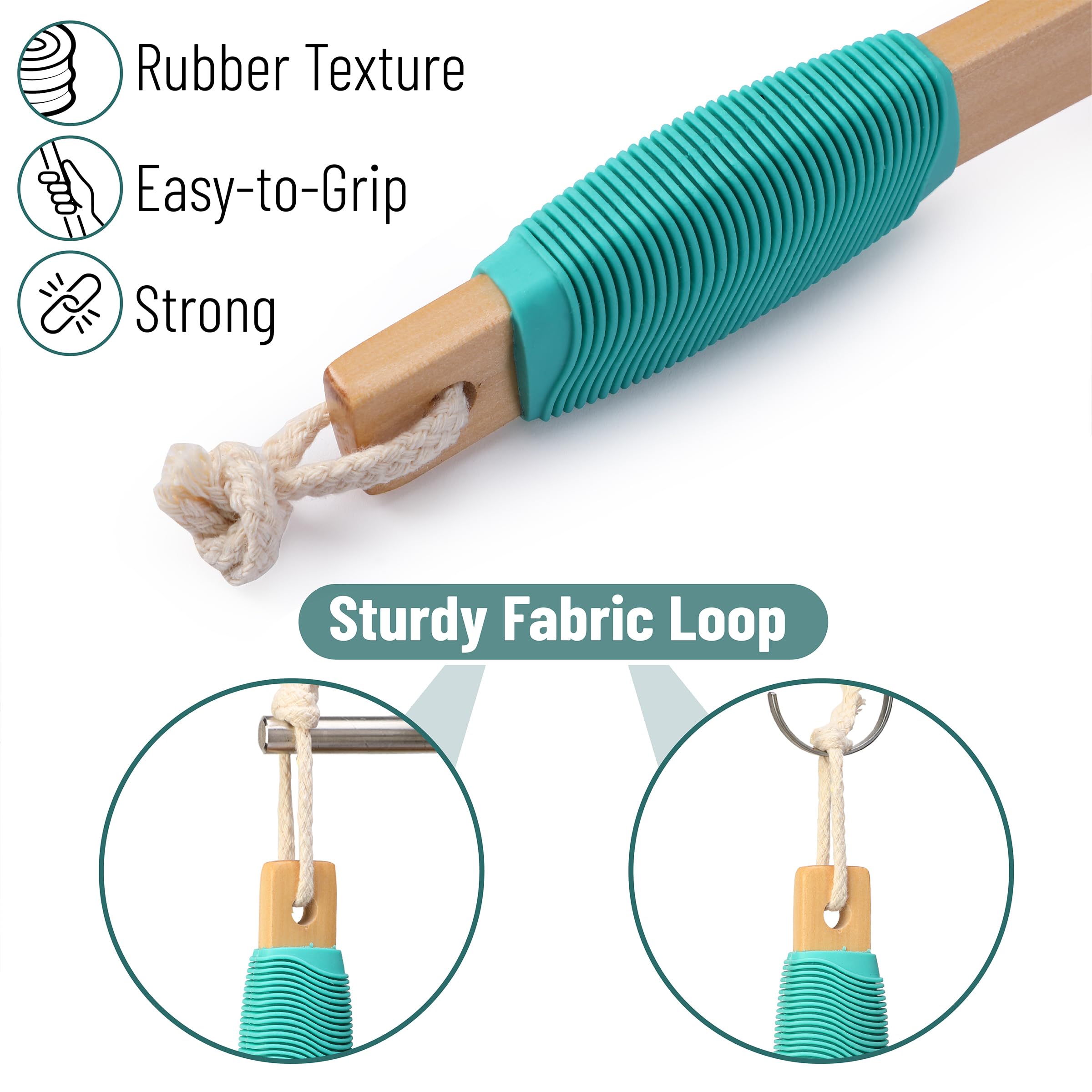 Slick- Lotion Applicator, 17 inch, Applicators for Your Back, Back Applicator Lotion, Certified Organic, Easy Reach Washable, Ap