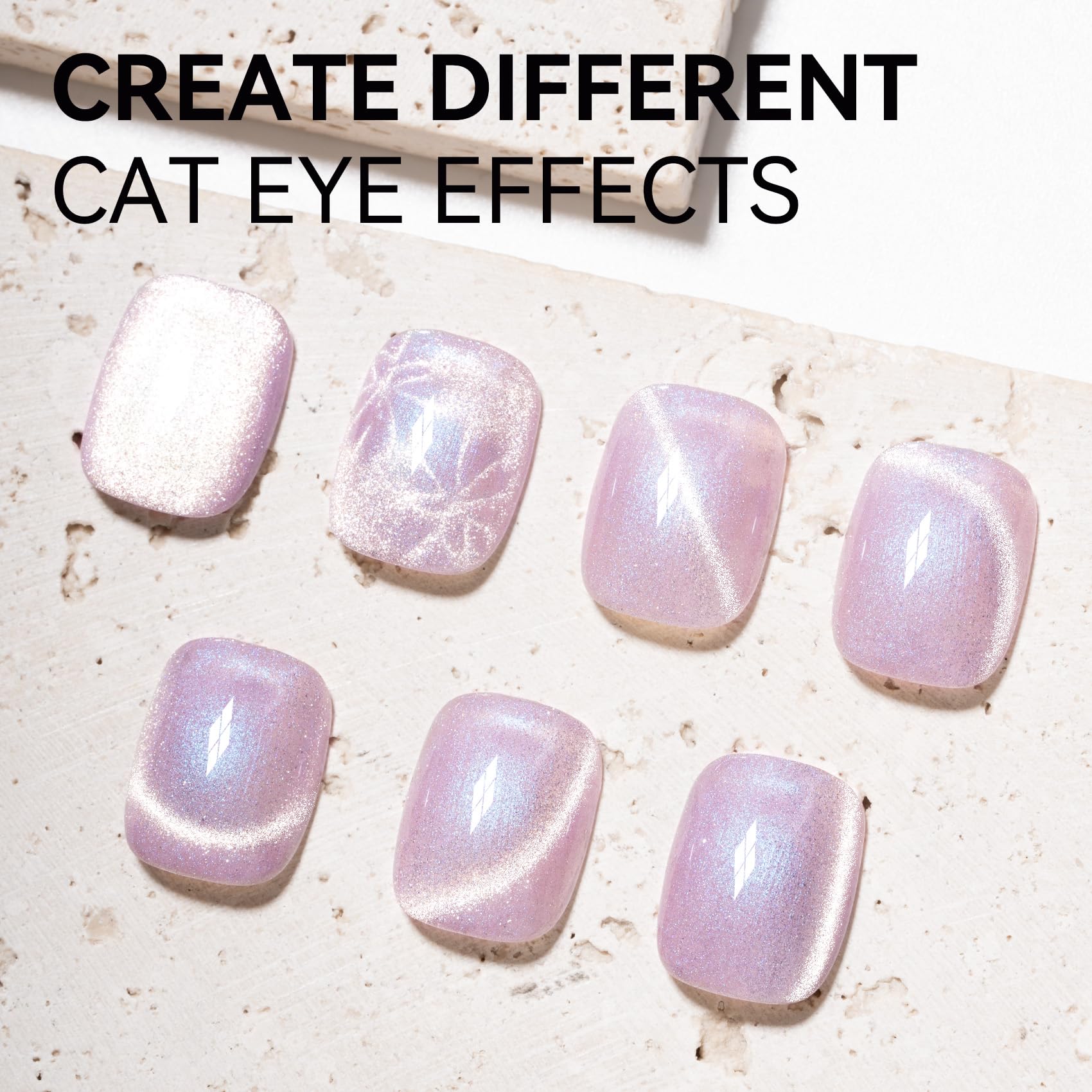 Maychao 15Ml Cat Eye Gel Nail Polish 1Pc Aurora Mermaid 10 Gel Polish With Magnet Soak Off Holographic Magnetic Nail Polish For