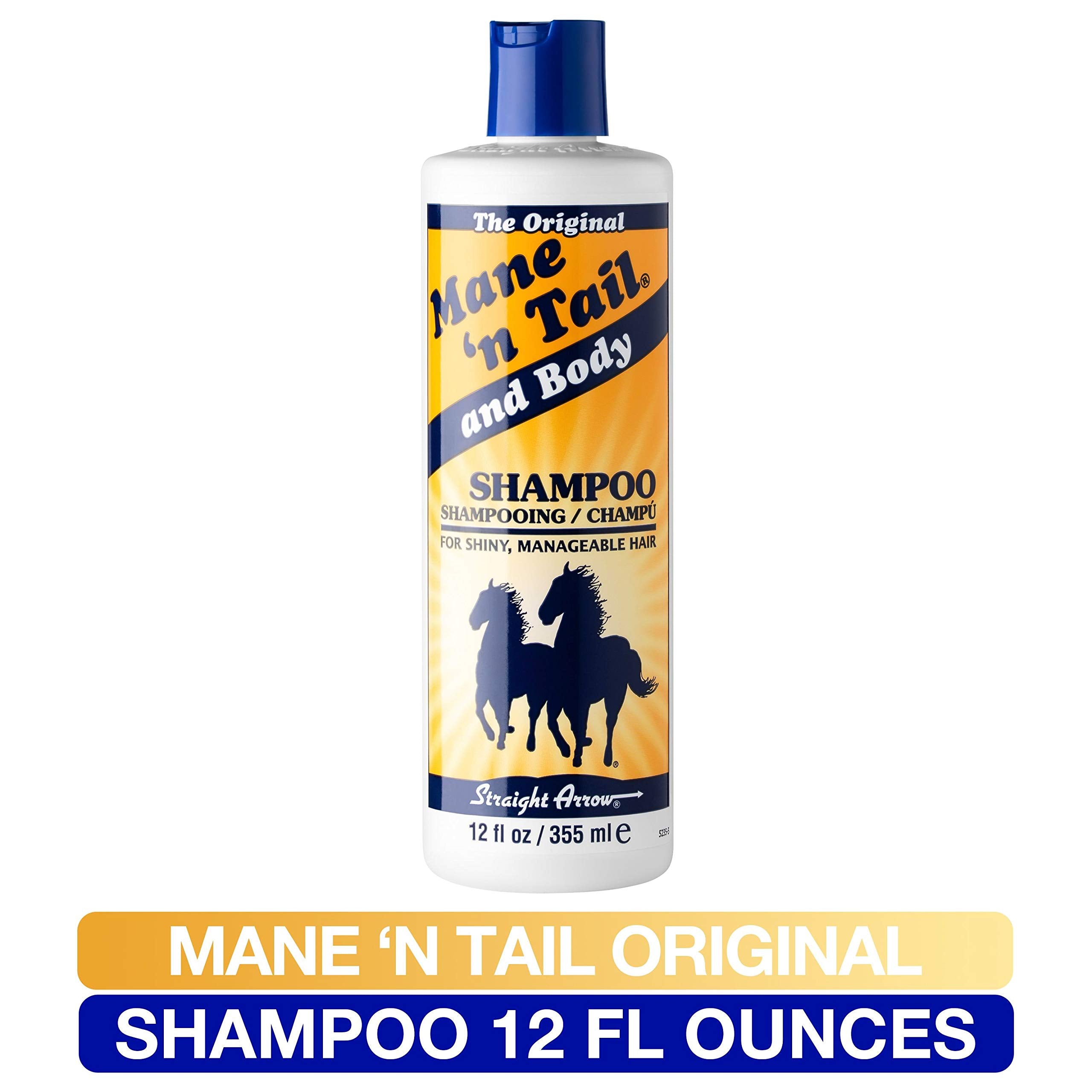 Mane 'n Tail & Body Shampoo for Shiny & MANAGEABLE Hair 12 oz For Horses and Humans