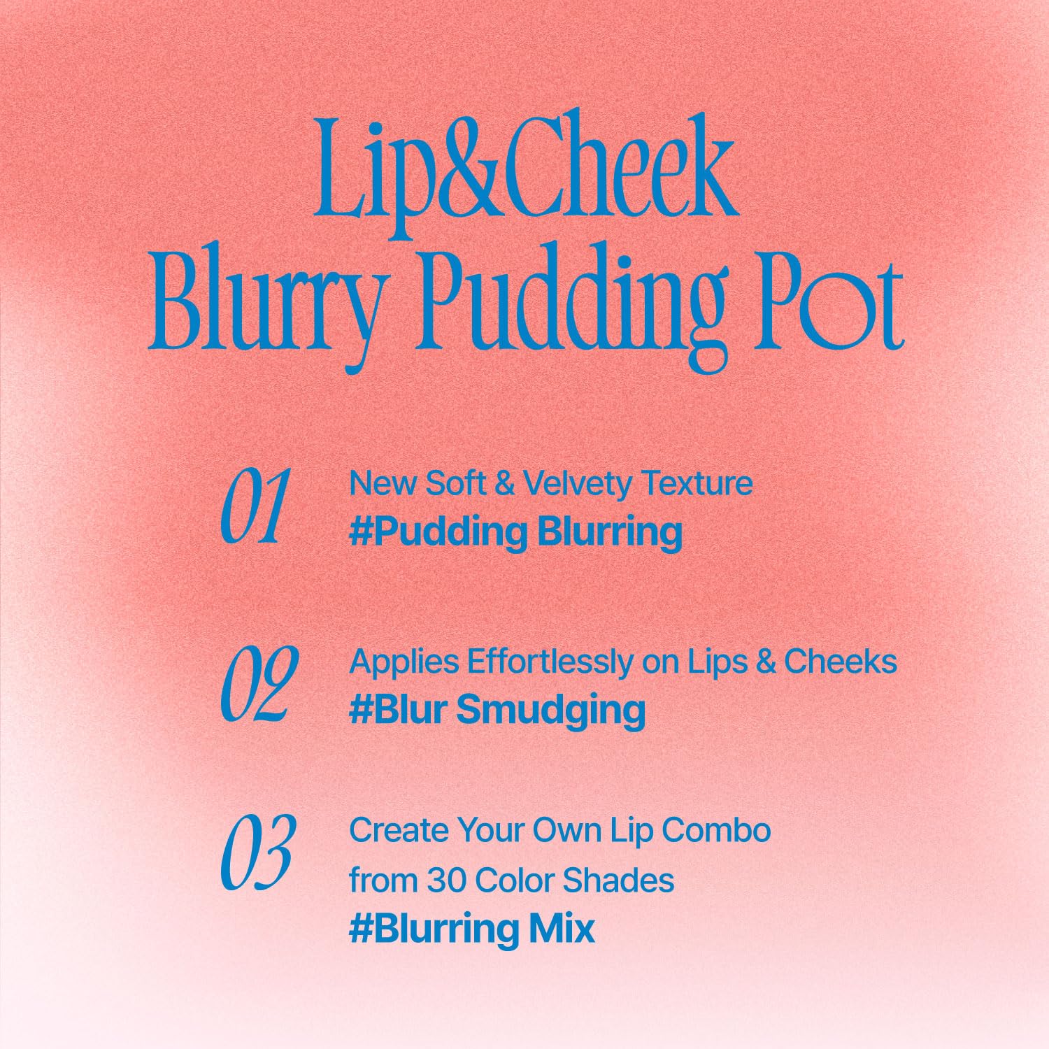 Fwee Lip&Cheek Blurry Pudding Pot | Bestie Moment - Boy | Makeup Blush, Buildable Lightweight, Multi-Use Soft Matte Finish | 5G