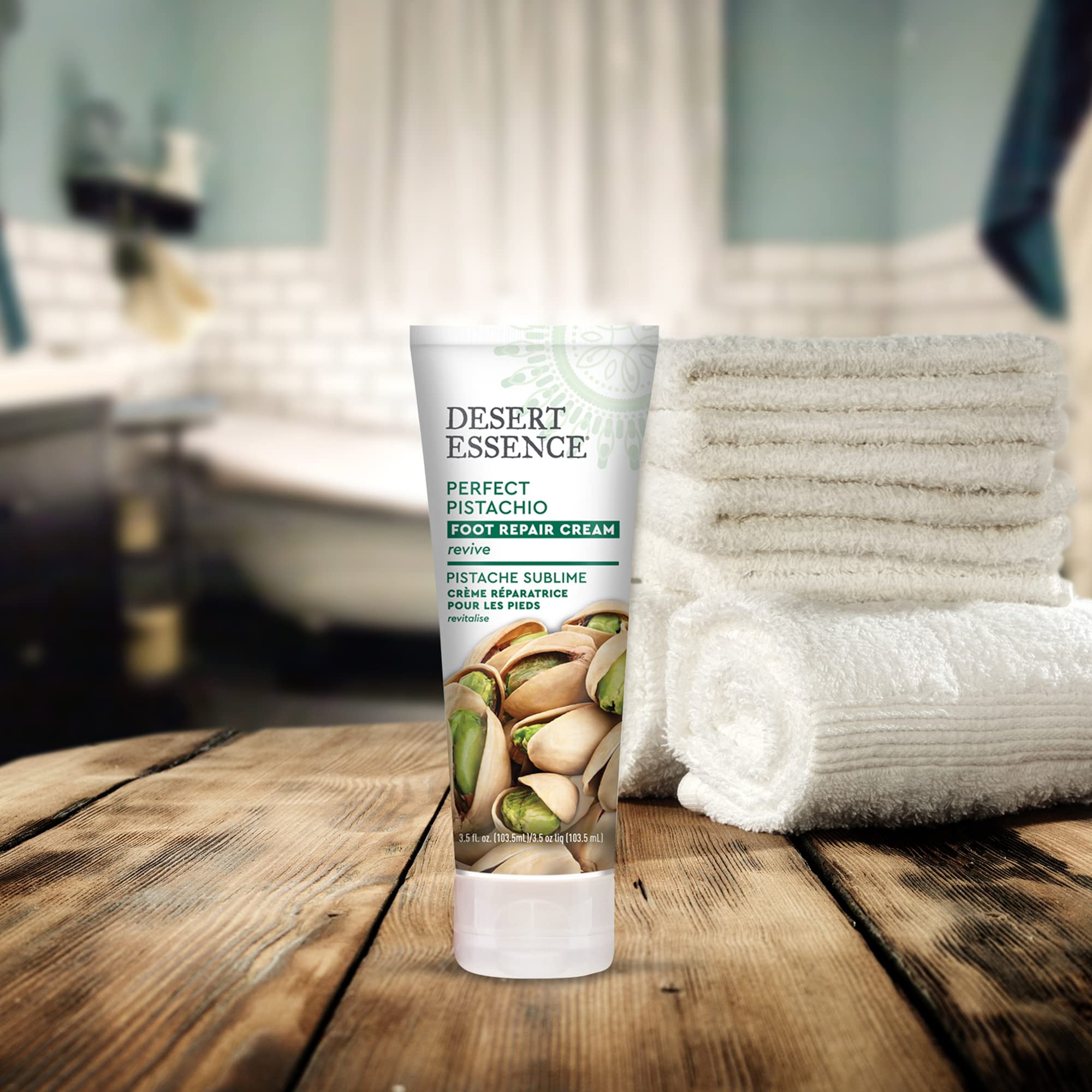 Desert Essence Organic Foot Repair Cream Pistachio - 3.5 fl oz