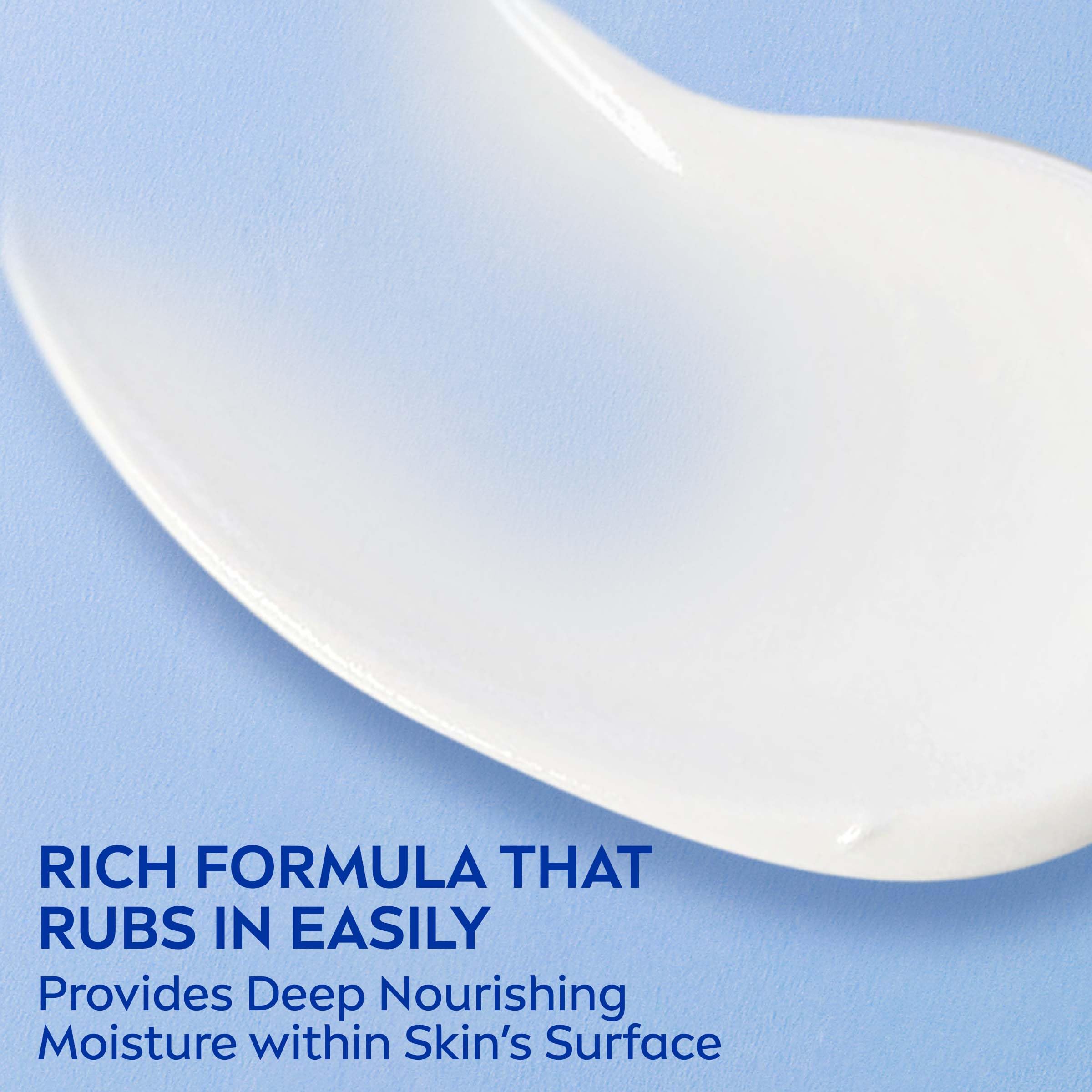 NIVEA Essentially Enriched Body Cream, Moisturizing Cream for Dry and Very Dry Skin, Enriched with Deep Nourishing Serum and Alm
