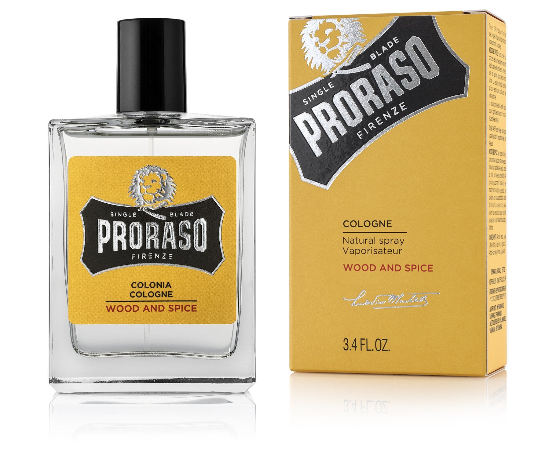 Proraso cologne, Wood & Spice, 34 Fl Oz