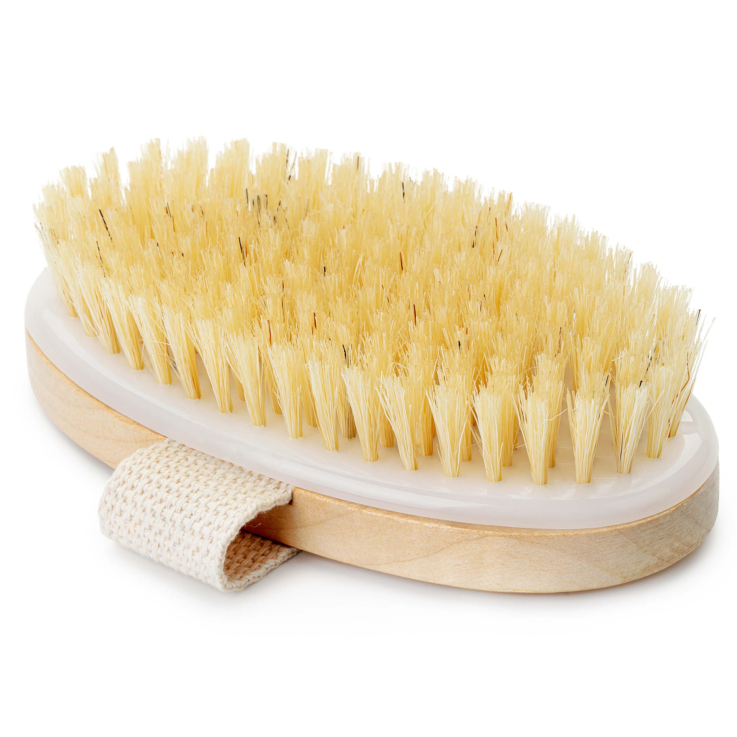 Dry Brushing Body Brush - Best for Exfoliating Dry Skin, Lymphatic Drainage and Cellulite Treatment - Organic Spa Exfoliator and