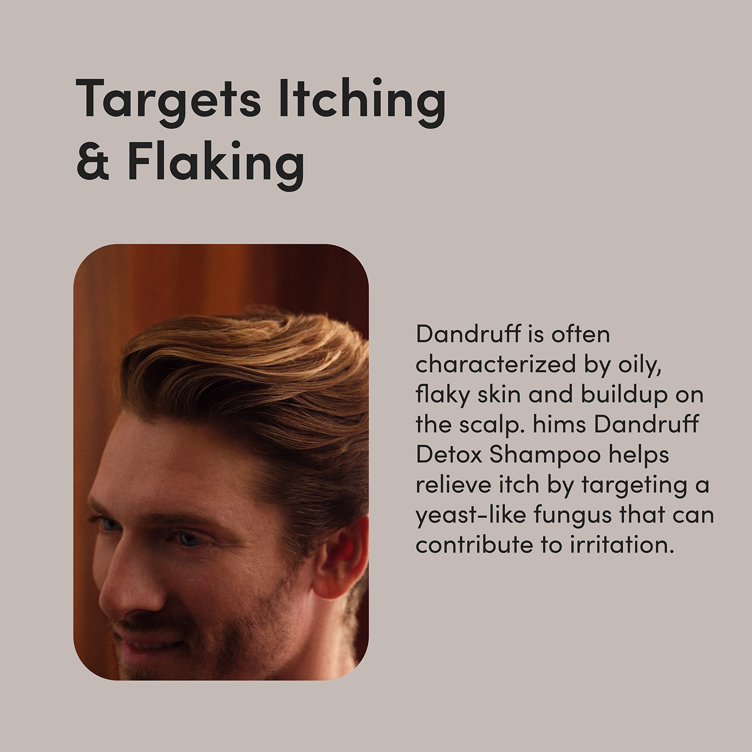 Hims Dandruff Detox Shampoo - Dermatologist Formulated For Dry, Oily, Itchy, Flaky Scalp Shampoo With 1% Zinc Pyrithione, Argan