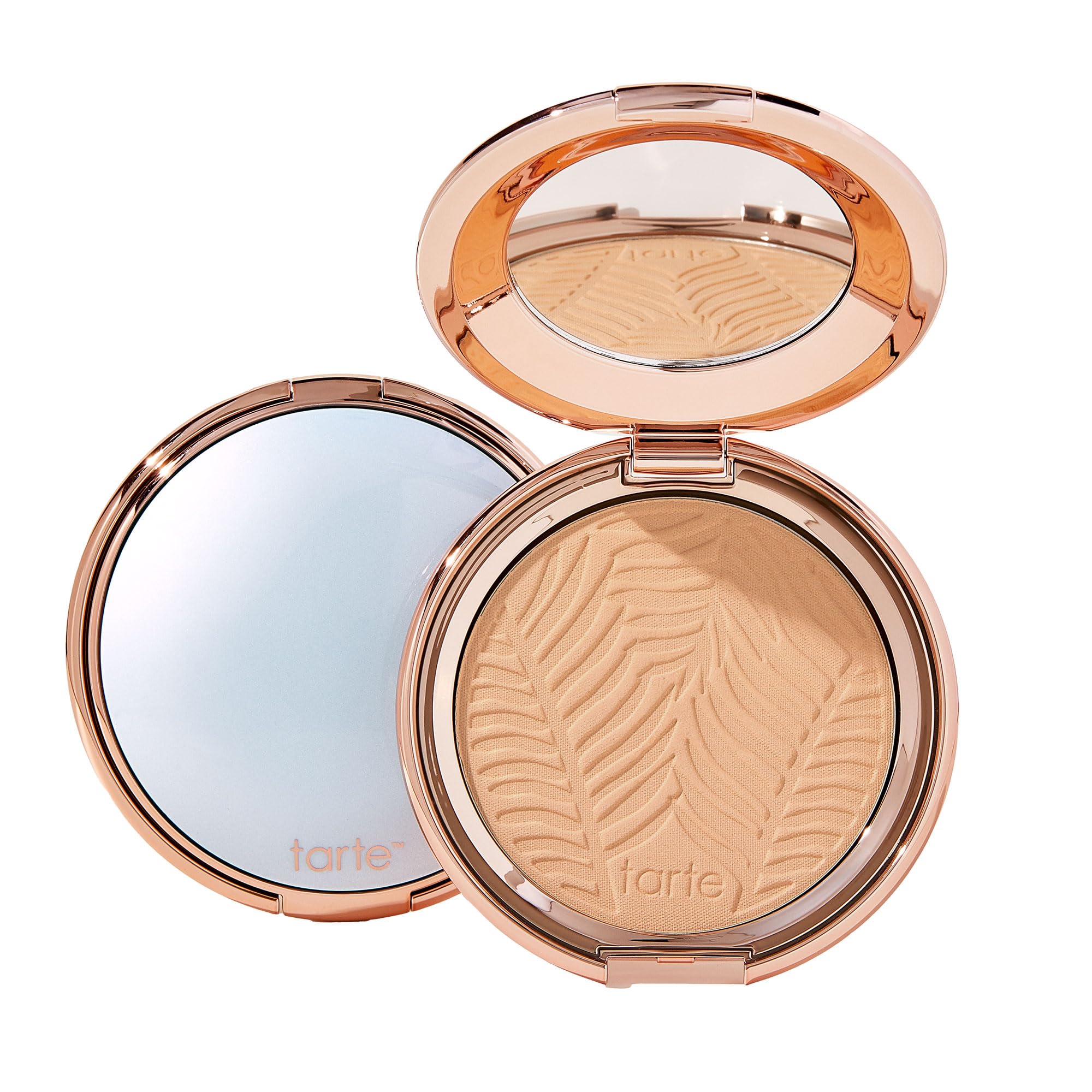 tarte Amazonian clay blurring powder foundation - Buildable Light-to-Medium Coverage, Natural Matte Longwear Finish, Blurs look 