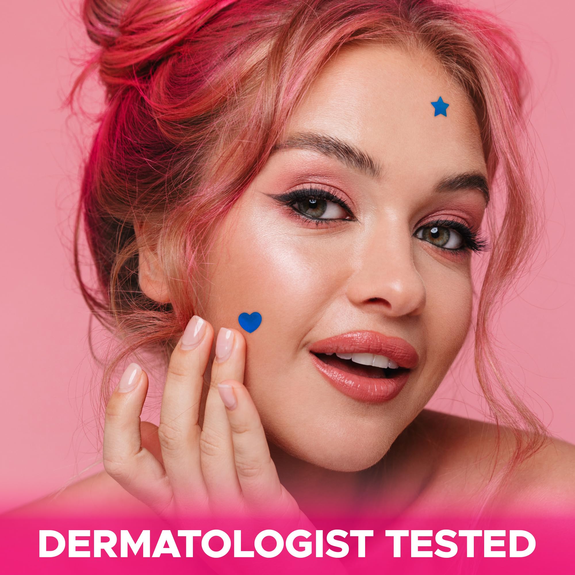 Sos Saver Of Skin Fun Shape Blemish Patches - Fast Acting Hydrocolloid For Pimples, Zits, Acne, And Face Blemishes - Latex-Free