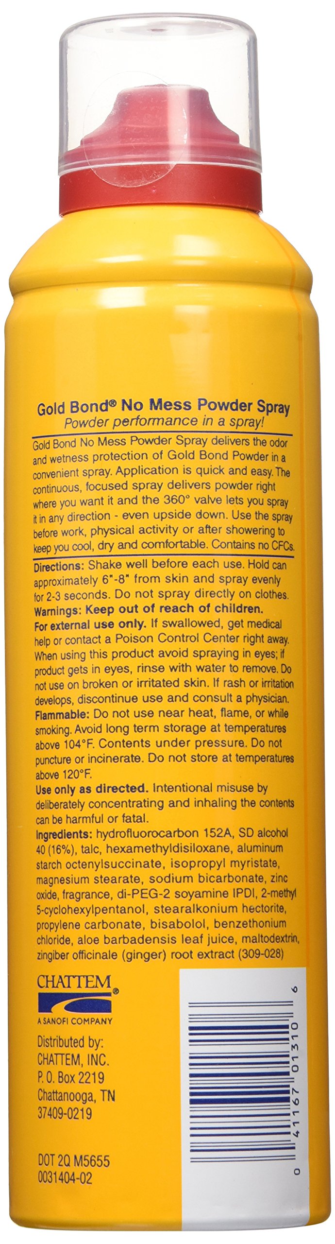 Gold Bond Fresh Powder Sp Size 7oz, Pack of 4