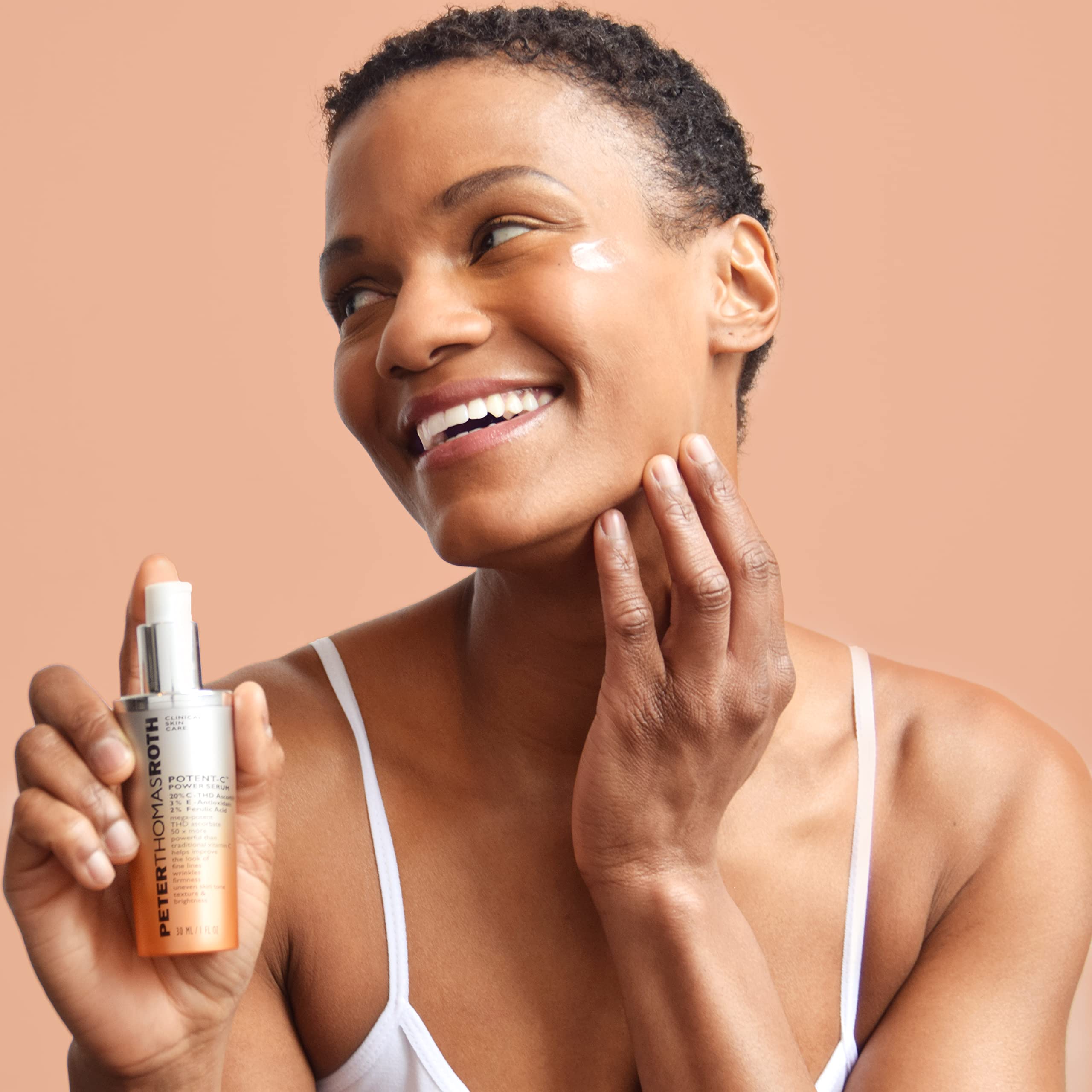 Peter Thomas Roth  Potent-C Power Serum  Brightening Vitamin C Serum For Fine Lines, Wrinkles, Uneven Skin Tone, Texture And Deh