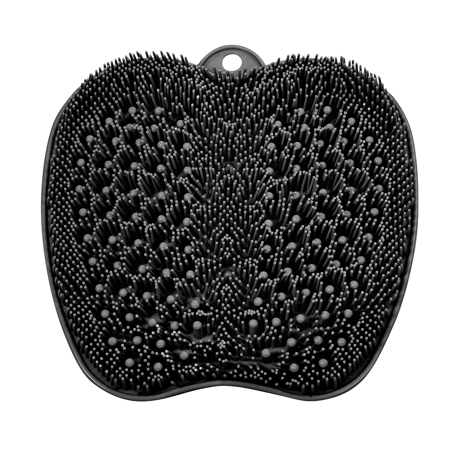 Beskar Larger Shower Foot Scrubber Mat With Non-Slip Suction Cups- Cleans, Smooths, Exfoliates & Massages Your Feet Without Bend