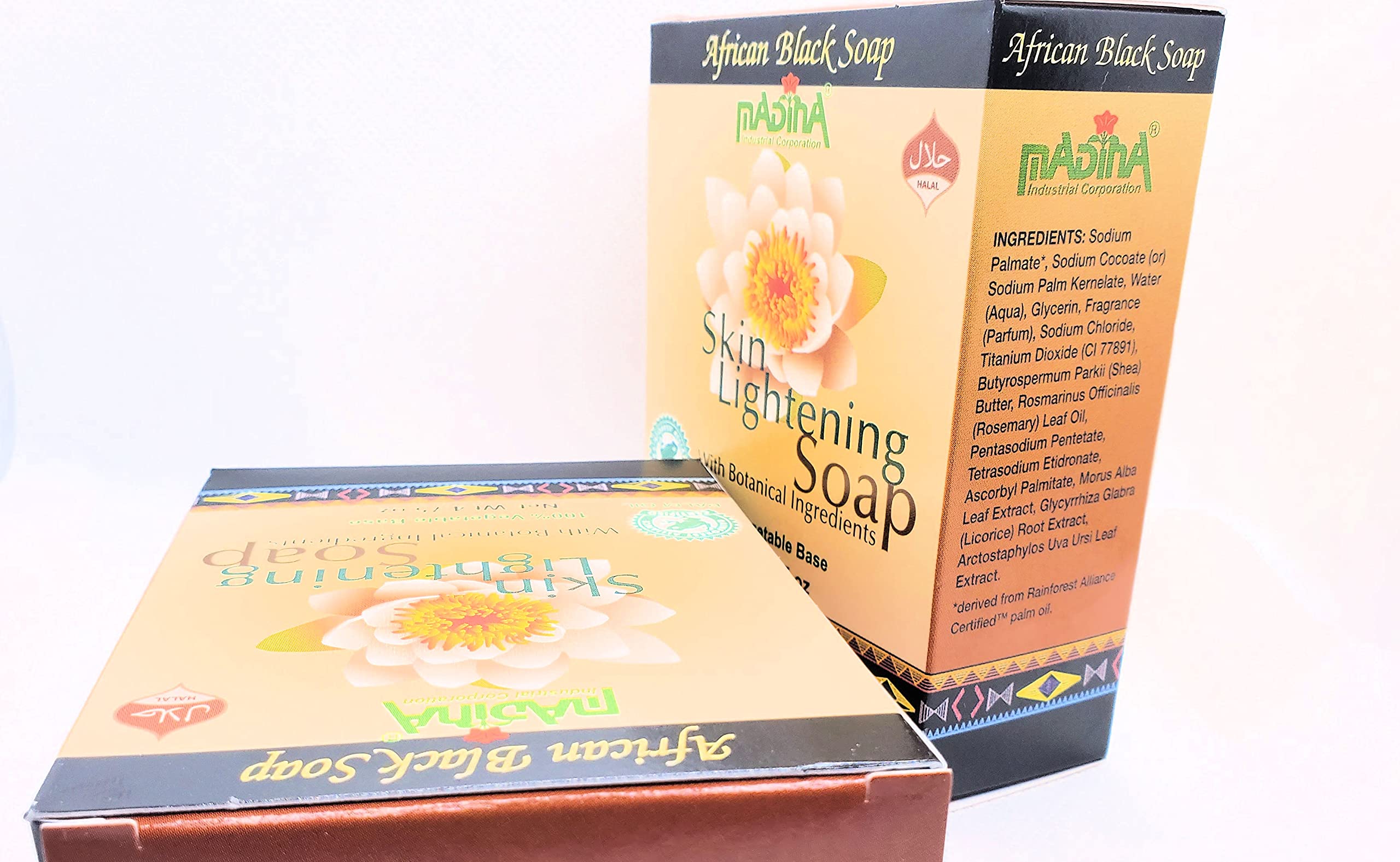 Madina Skin Lightening with Botanical Ingredients (Pack of 3) 4.75oz Each Bar