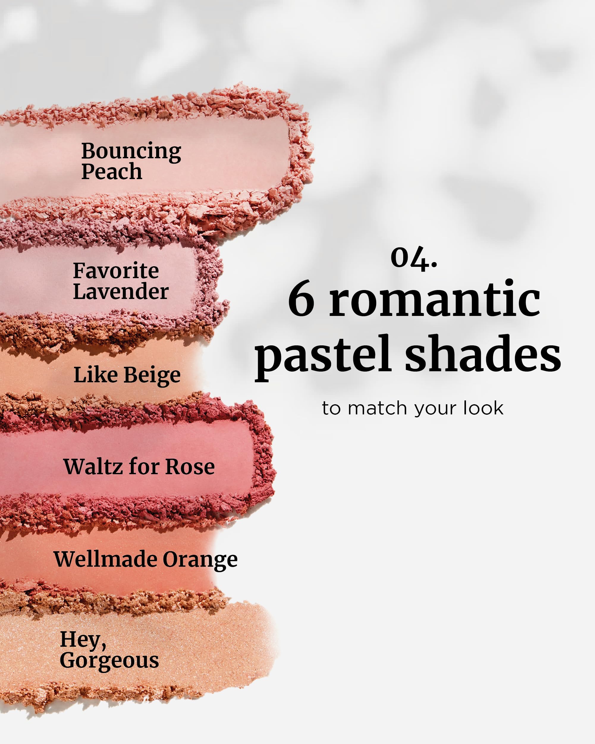 Vdl Cheekstain Pastel Blush For Cheeks (Bouncing Peach, 0.2Oz) - Lightweight, Velvet Powder Formula - Seamless, Long-Lasting, Na