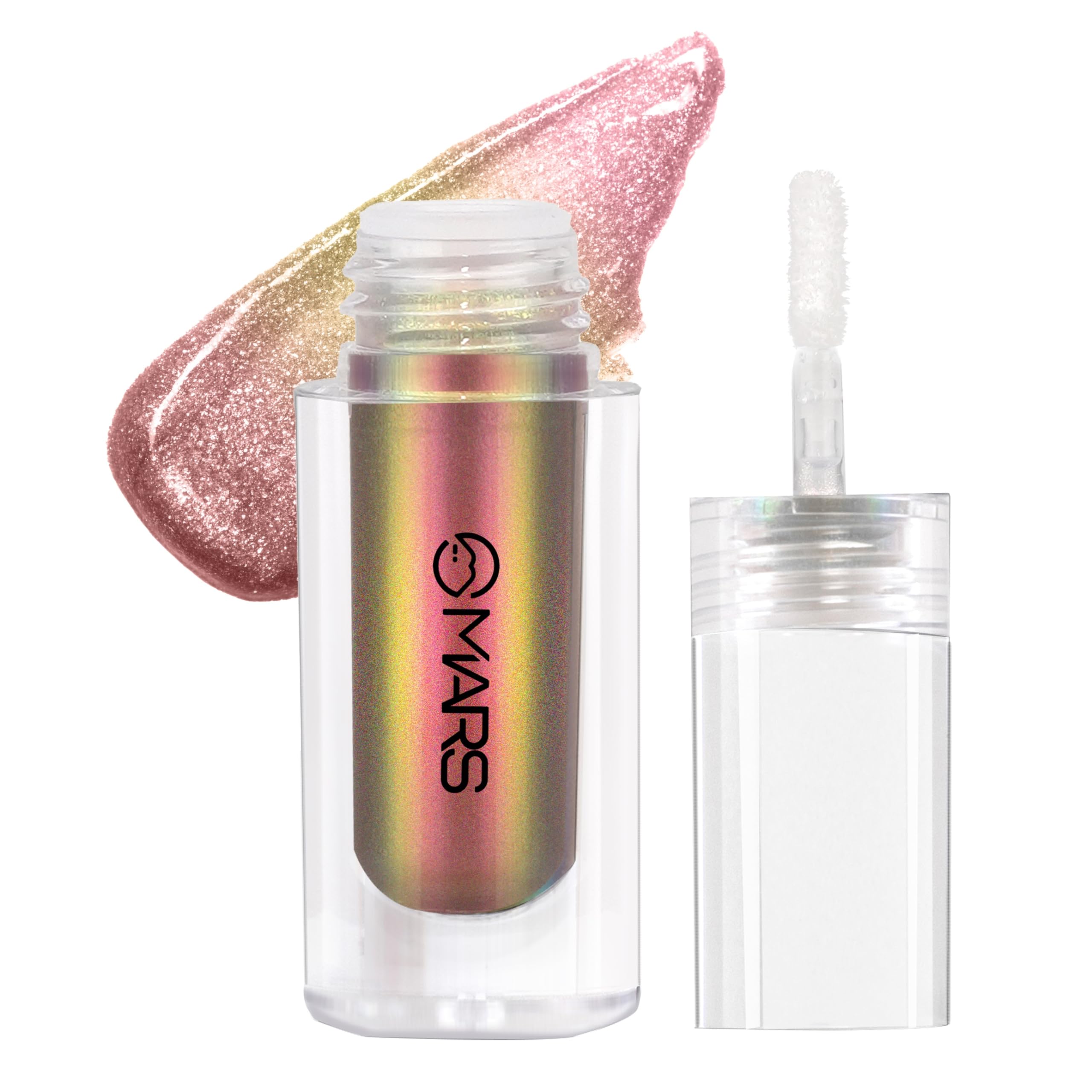 Mars Northern Lights Liquid Eyeshadow With Dual-Tone Chrome Effect | Liquid Shimmer | One Swipe Pigmentation | Smudge Proof | Li